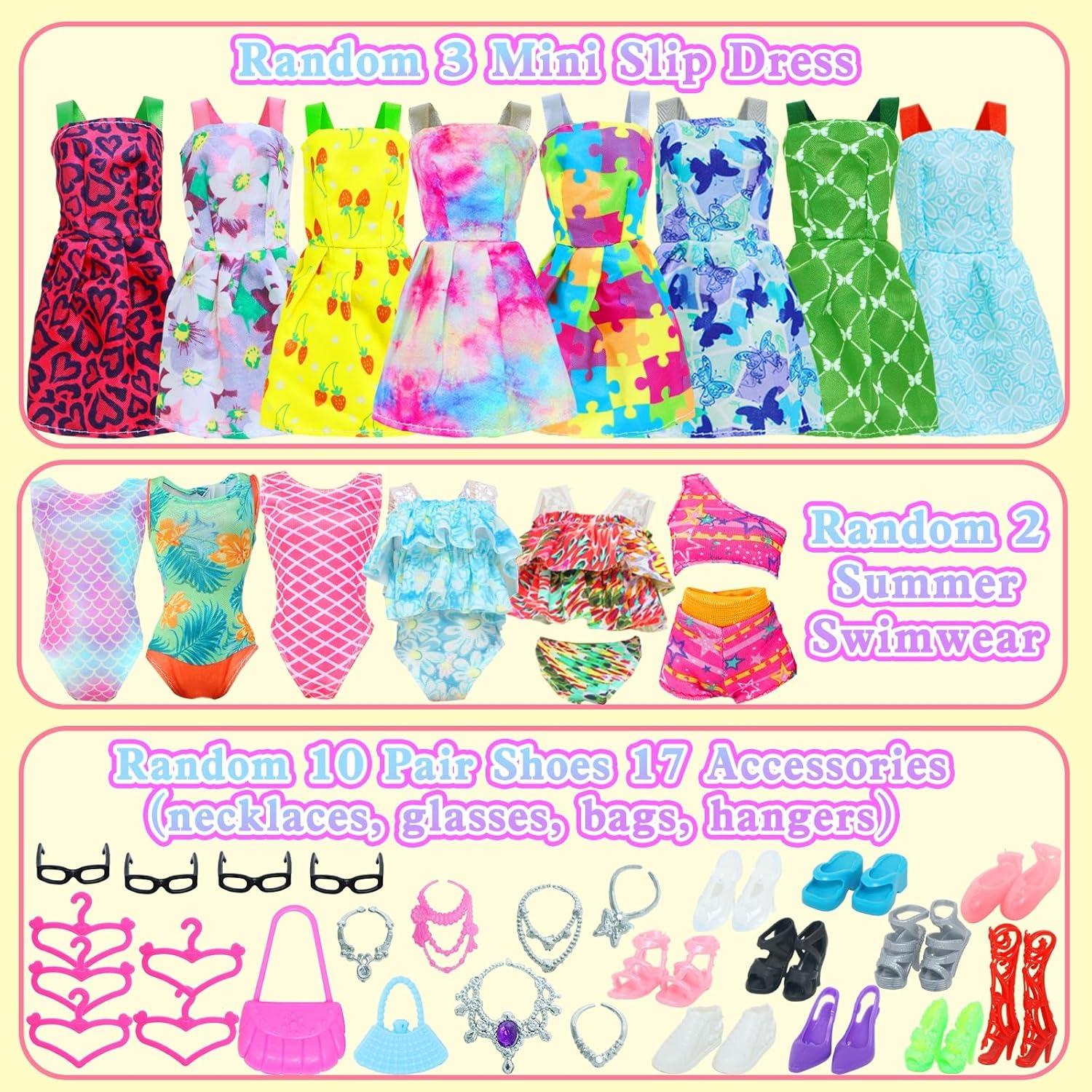 40 Piezas Ropa y Accesorios para Muñeca 11.5" BLIJOLA