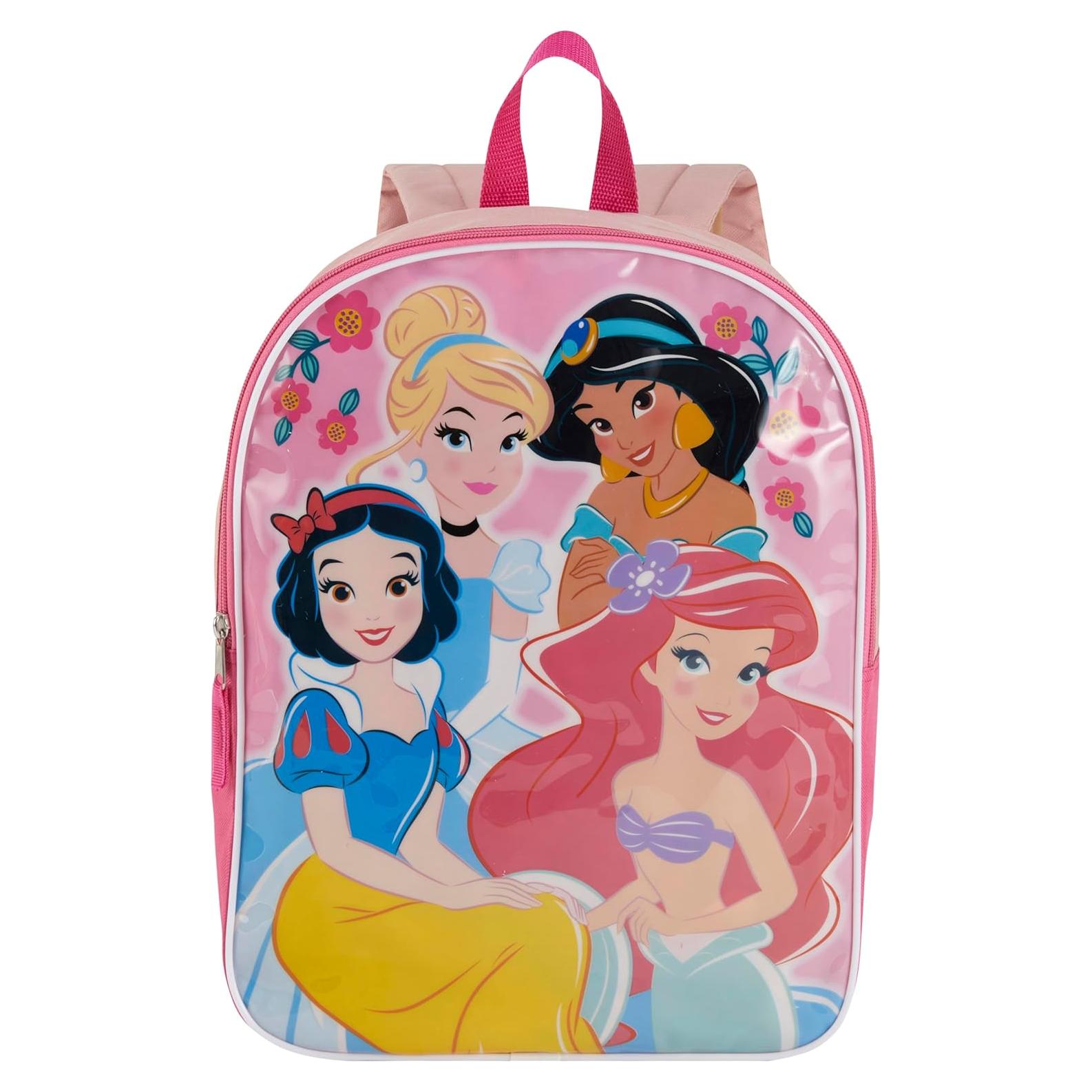 Mochila de Princesa Disney Rosa 38x29x11cm con Correas Acolchadas