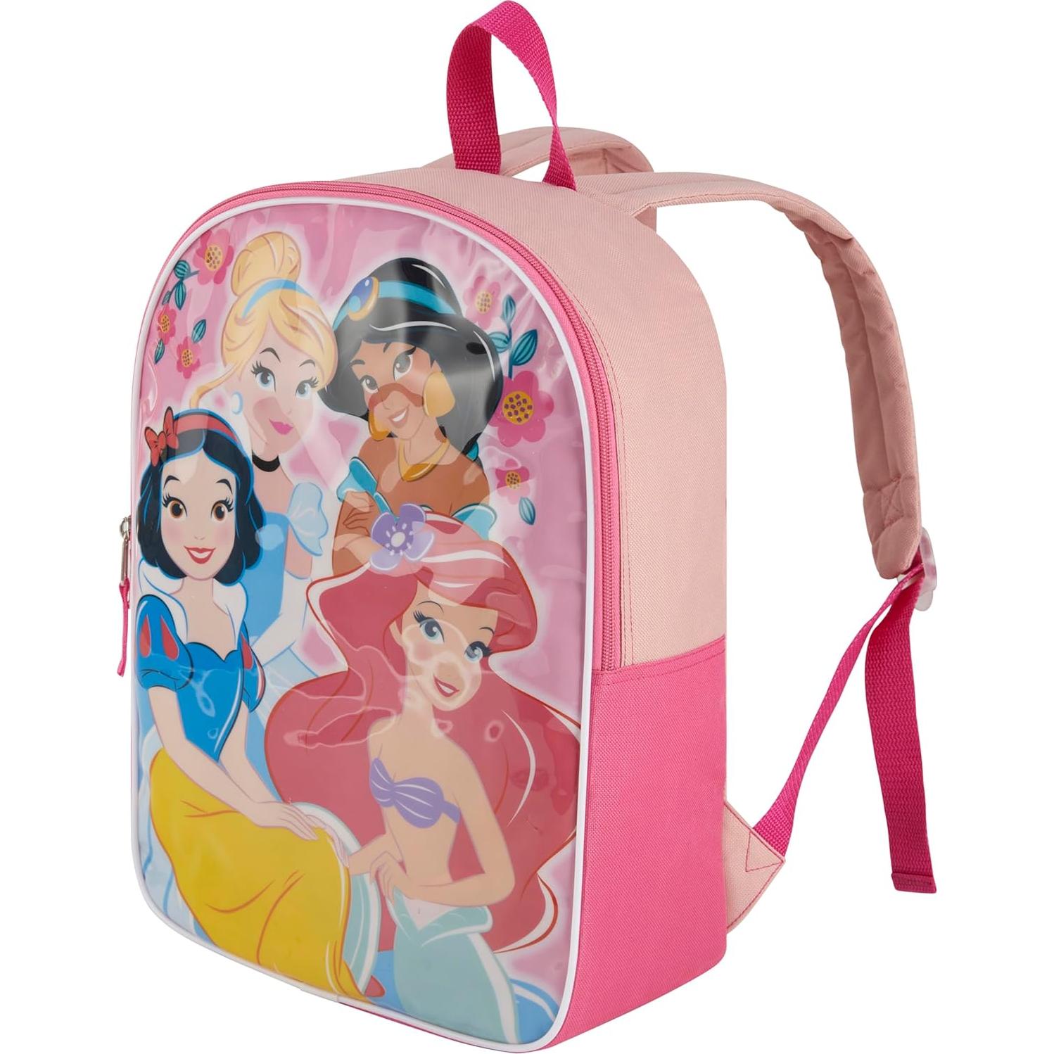 Mochila de Princesa Disney Rosa 38x29x11cm con Correas Acolchadas