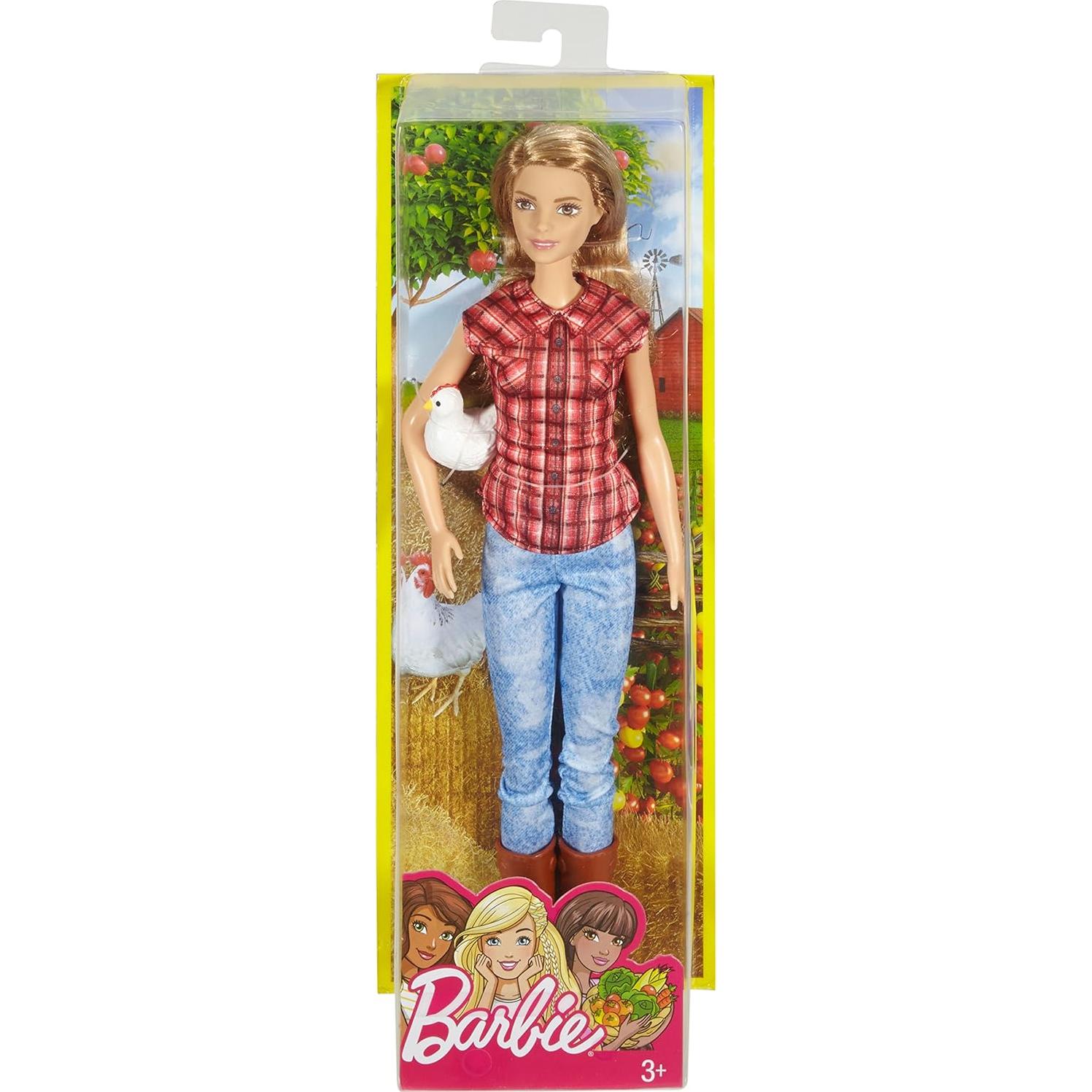Muñeca Barbie Granjera con Accesorios - Mattel DVF53