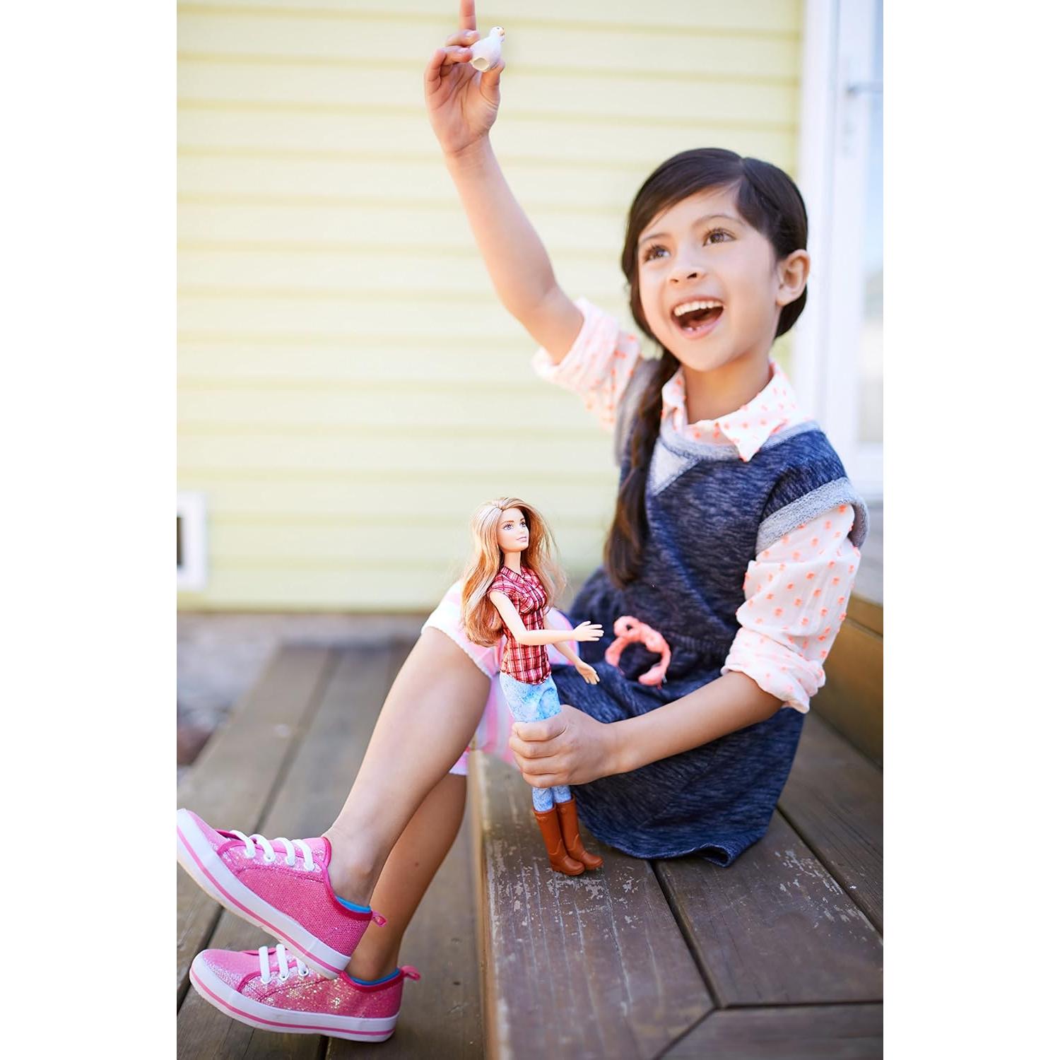 Muñeca Barbie Granjera con Accesorios - Mattel DVF53