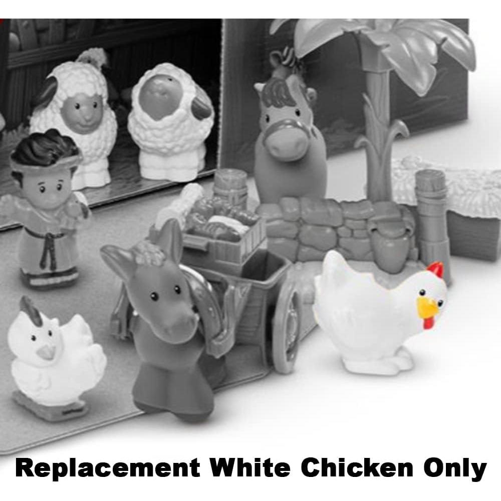 Figura de Pollo Blanco de Reemplazo Fisher-Price FPT07