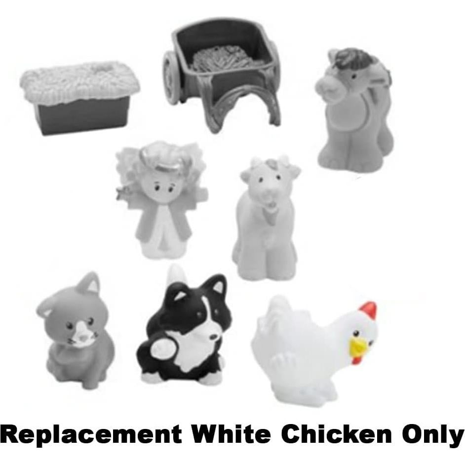 Figura de Pollo Blanco de Reemplazo Fisher-Price FPT07