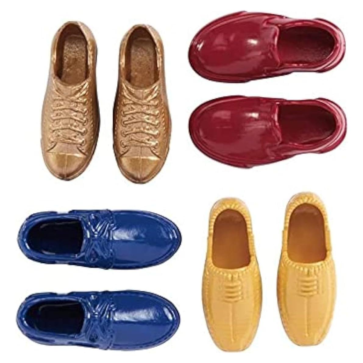Conjunto de zapatos para muñeco Ken Mattel GWF12 - 4 piezas