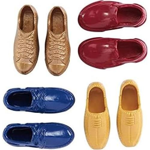 Conjunto de zapatos para muñeco Ken Mattel GWF12 - 4 piezas