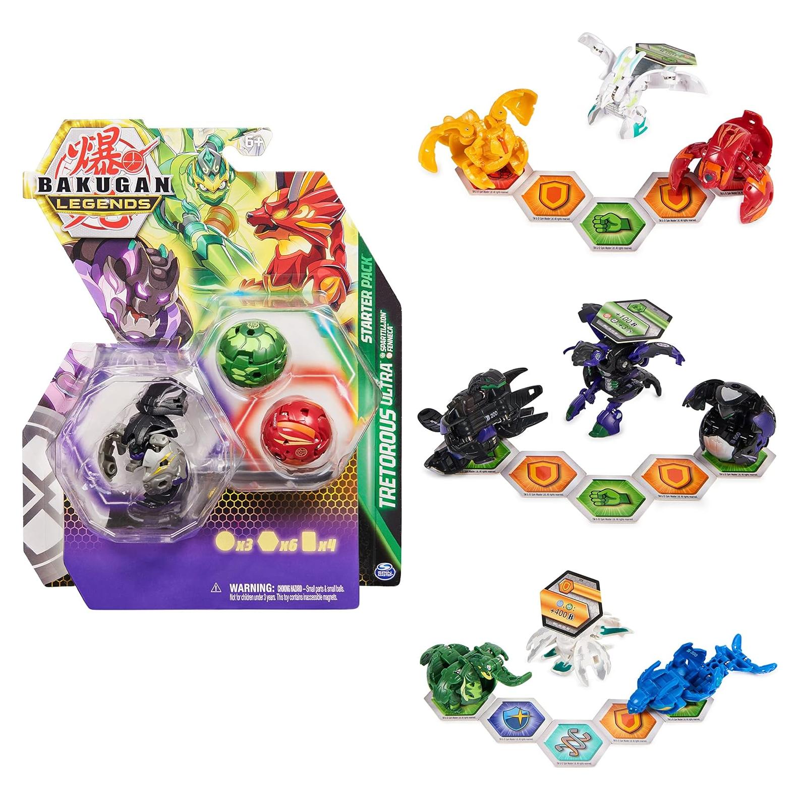 Paquete Inicial Bakugan Legends 3-Pack - Sairus Ultra, 15g