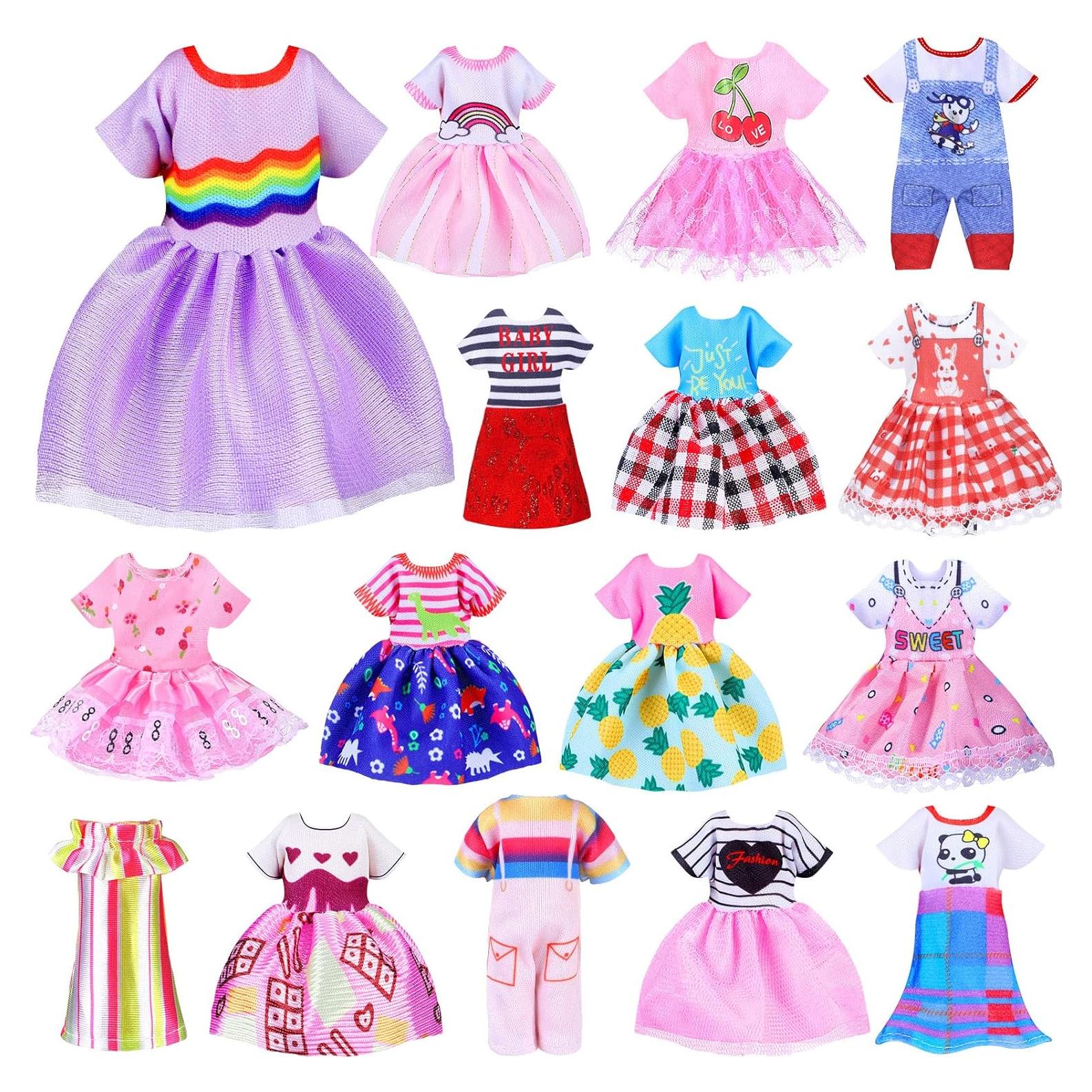 16 Piezas Ropa de Muñeca Hungdao 15 cm Accesorios Niñas