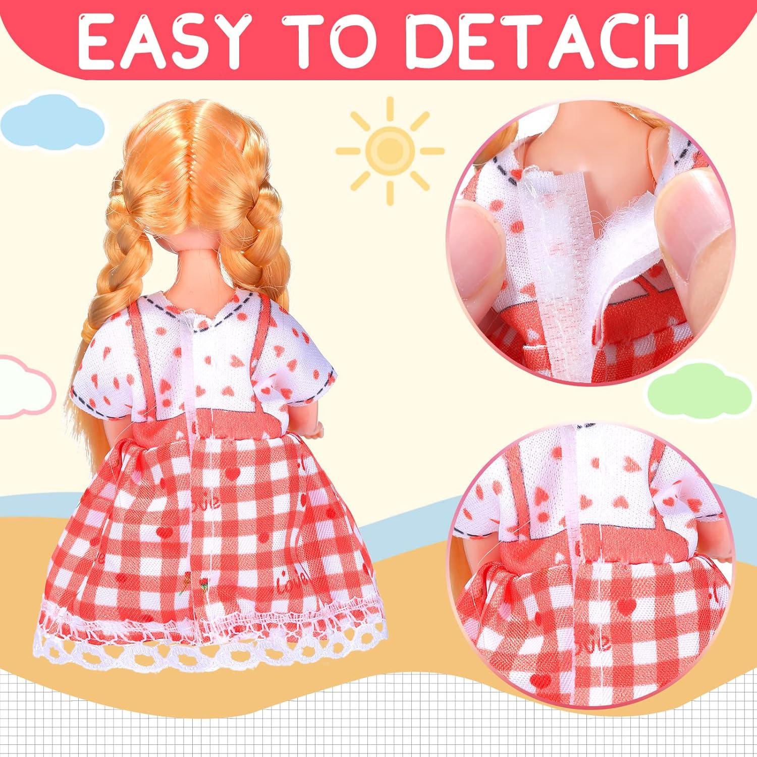 16 Piezas Ropa de Muñeca Hungdao 15 cm Accesorios Niñas