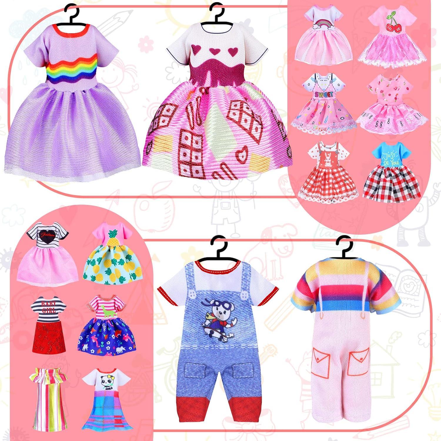 16 Piezas Ropa de Muñeca Hungdao 15 cm Accesorios Niñas