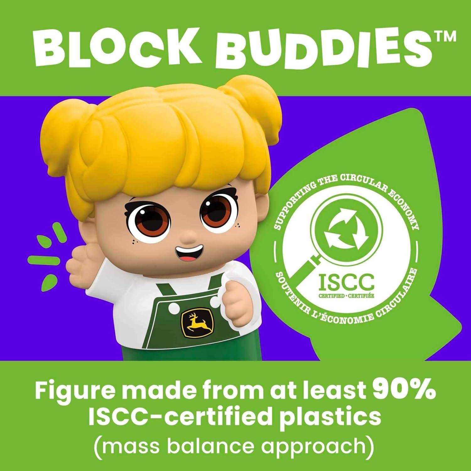 Juego de Construcción Mega Bloks John Deere Tractor 6 Piezas