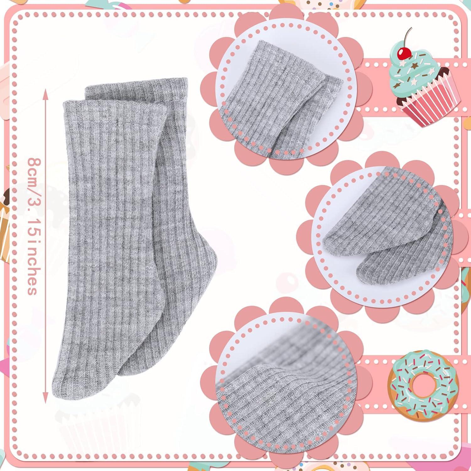 Calcetines Mini para Muñecas Sotiff - 6 Pares Coloridos