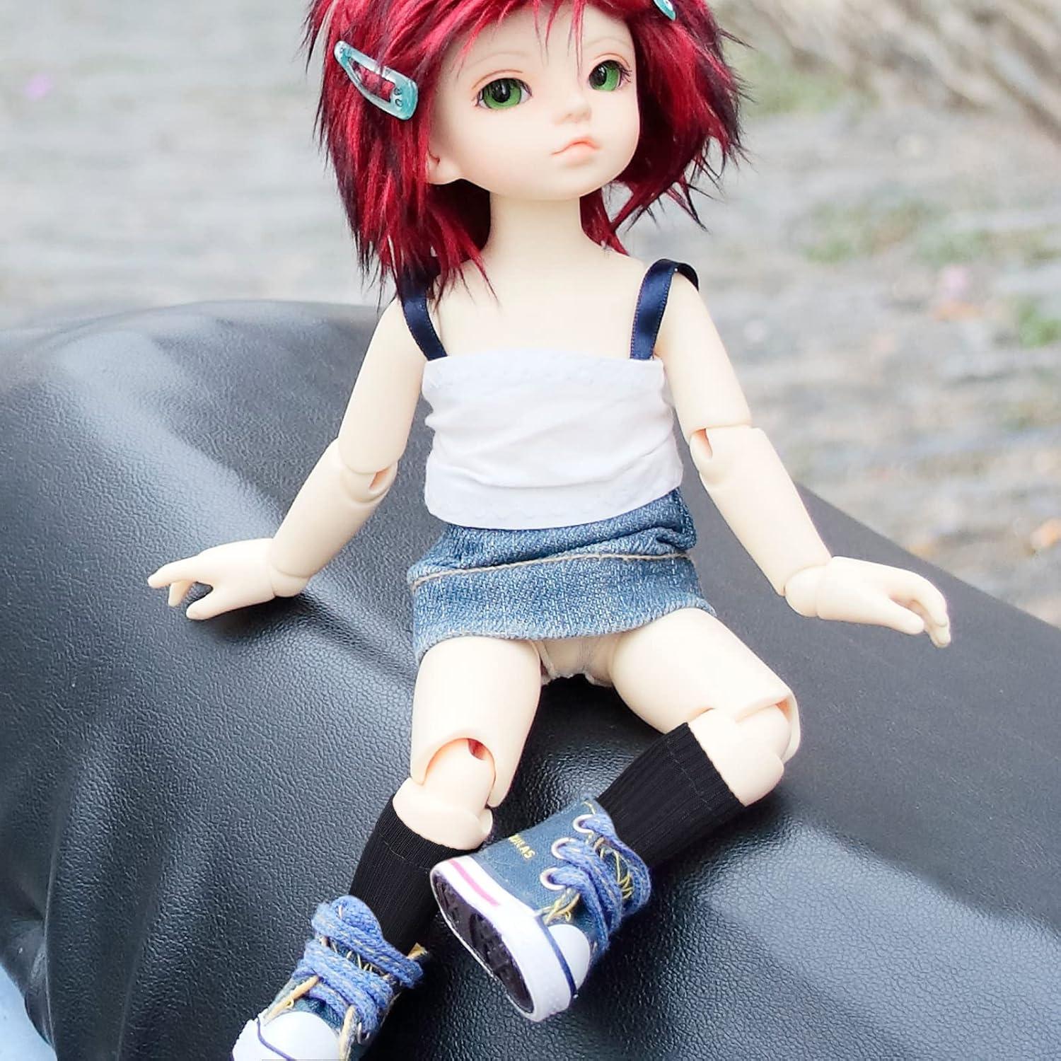 Calcetines Mini para Muñecas Sotiff - 6 Pares Coloridos