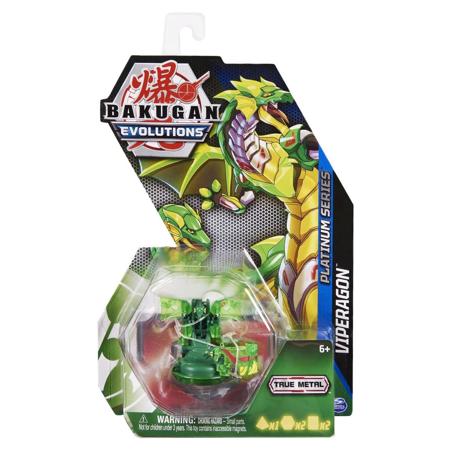 Bakugan Evolución Platino Viperagon - Spin Master - 17.8x5.1x22.9cm