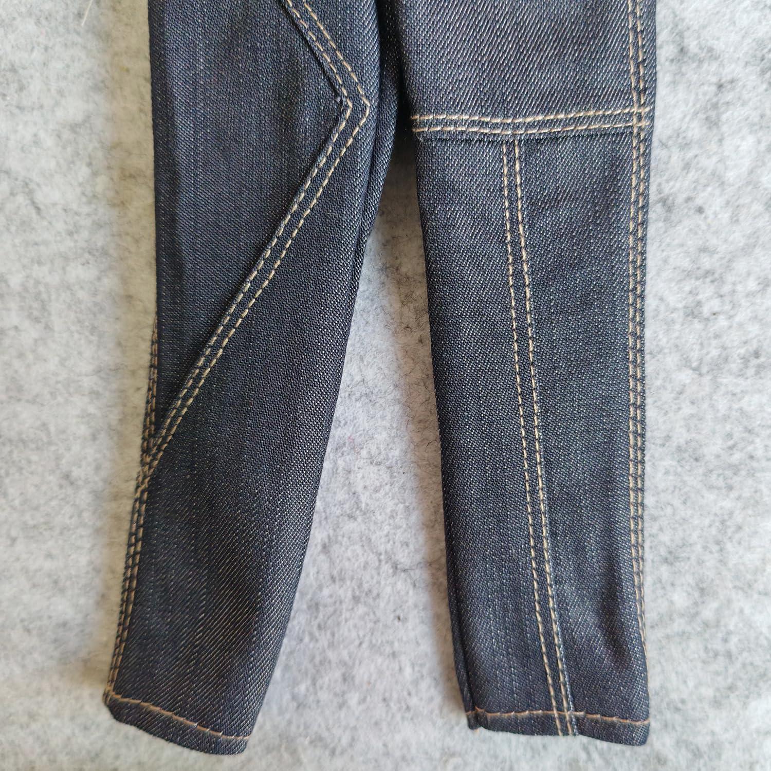 2 Pantalones Jeans Clásicos Azul para Muñeco 1/6 SSbeauty