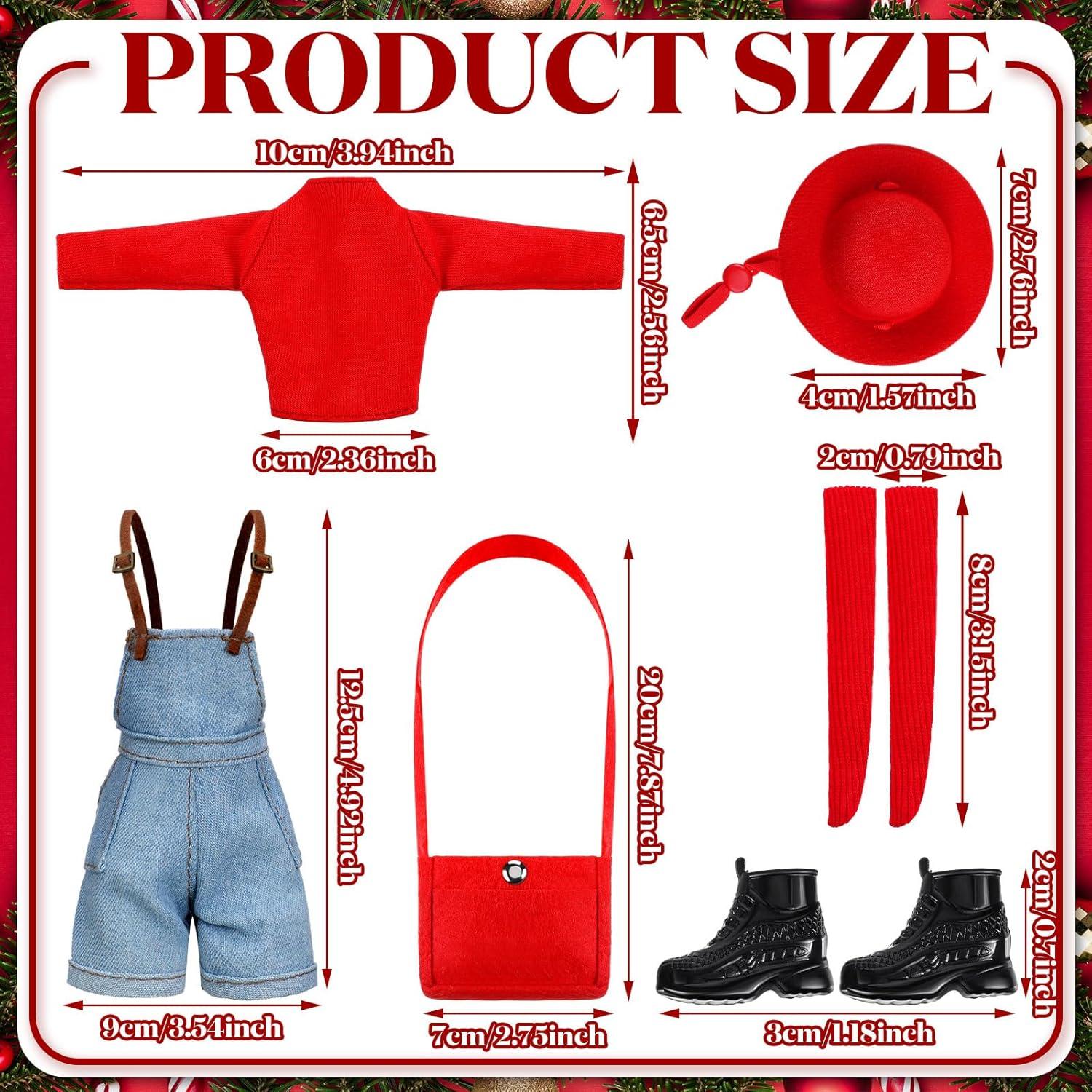 Ropa para muñeca Geyoga 30 cm Conjunto con accesorios