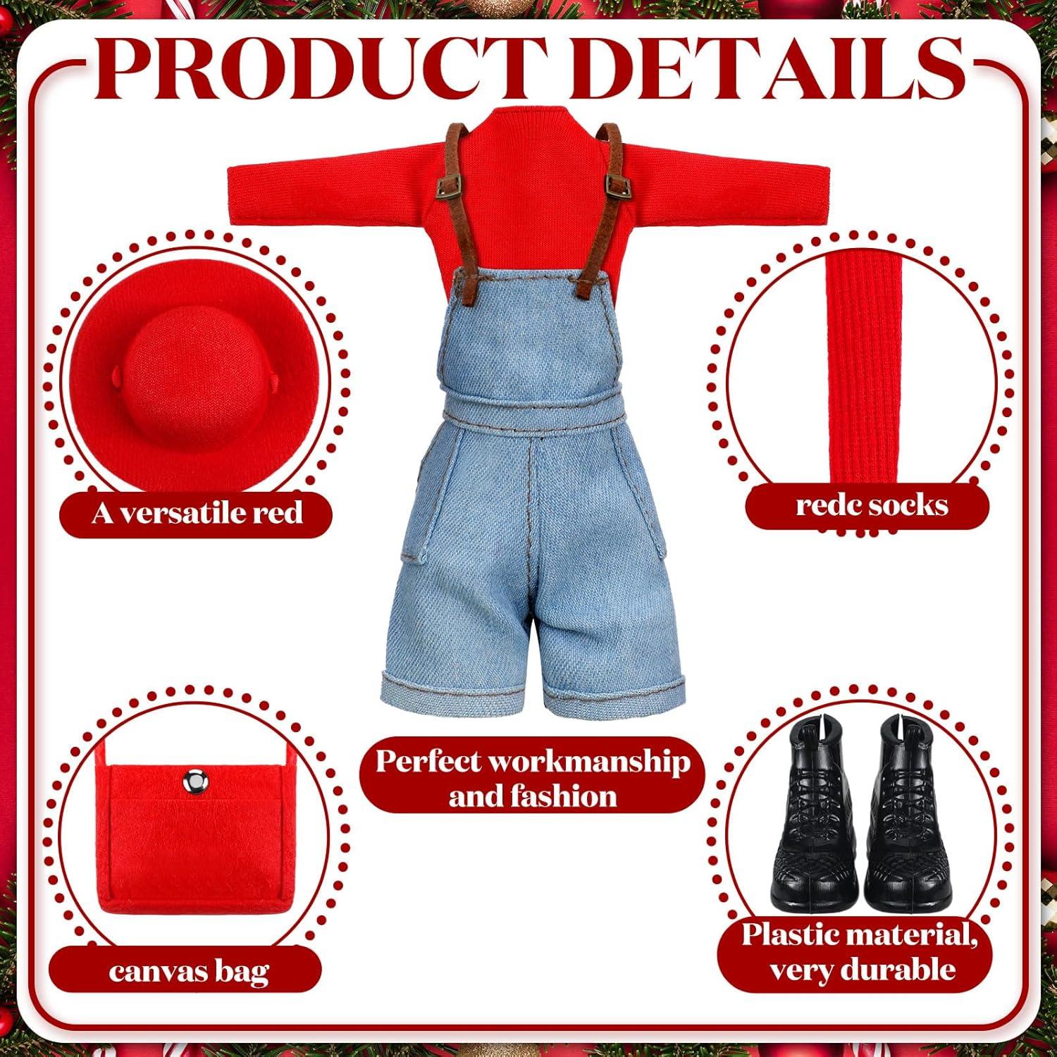 Ropa para muñeca Geyoga 30 cm Conjunto con accesorios