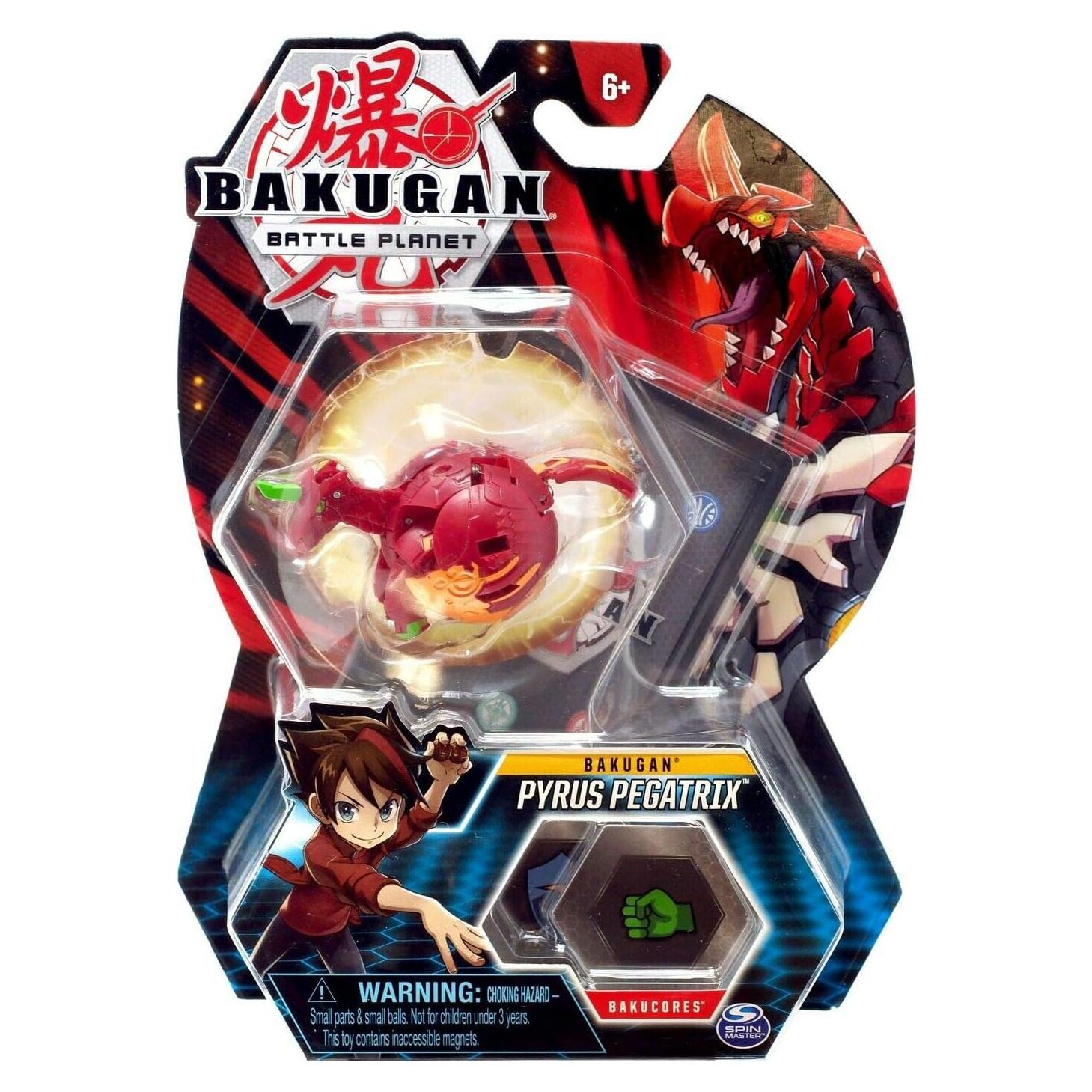 Bakugan Pyrus Pegatrix 5 cm Coleccionable Transformable