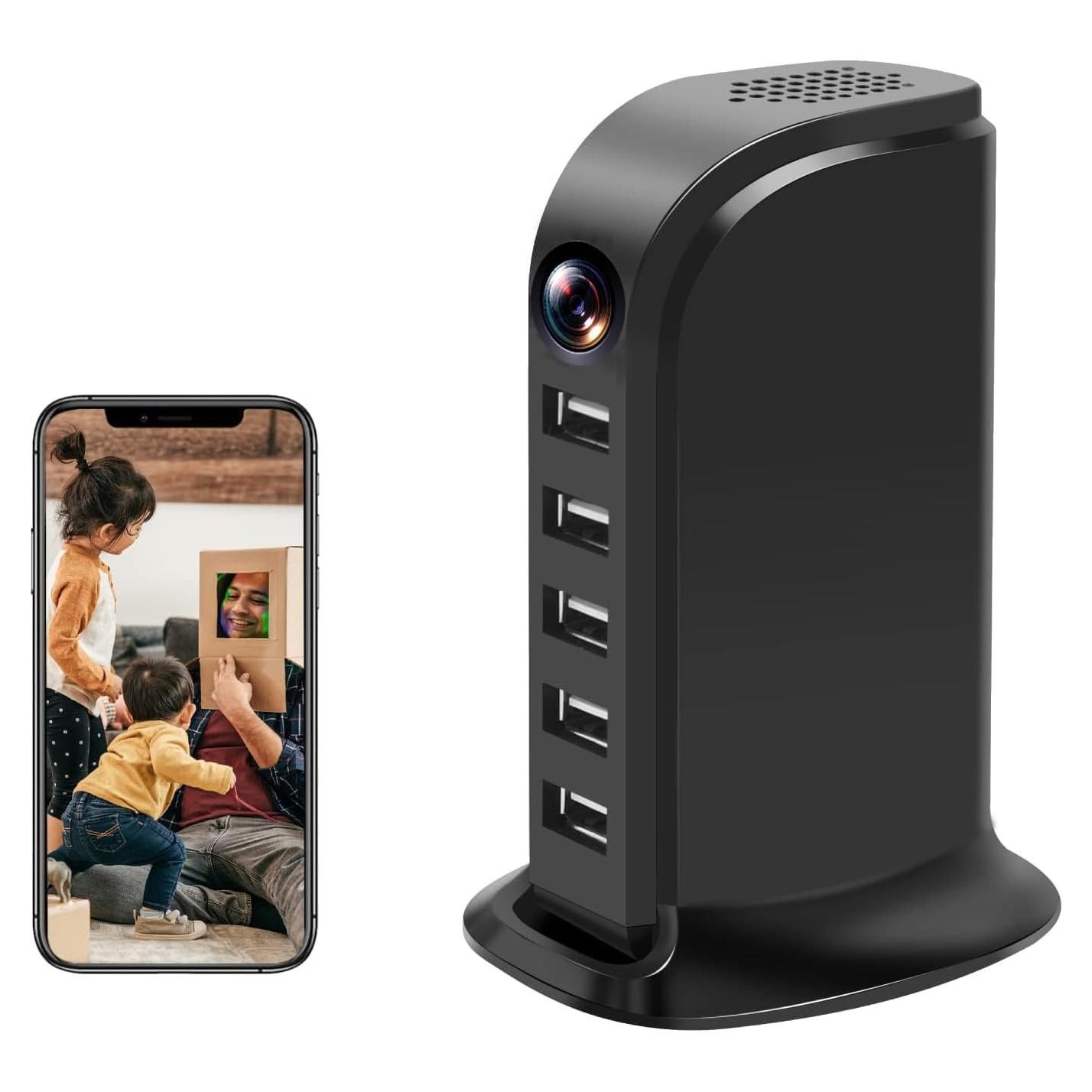 Cámara Oculta USB Musoumars 1080P con Detección de Movimiento