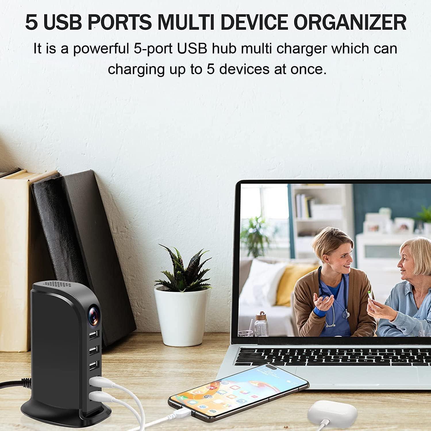 Cámara Oculta USB Musoumars 1080P con Detección de Movimiento