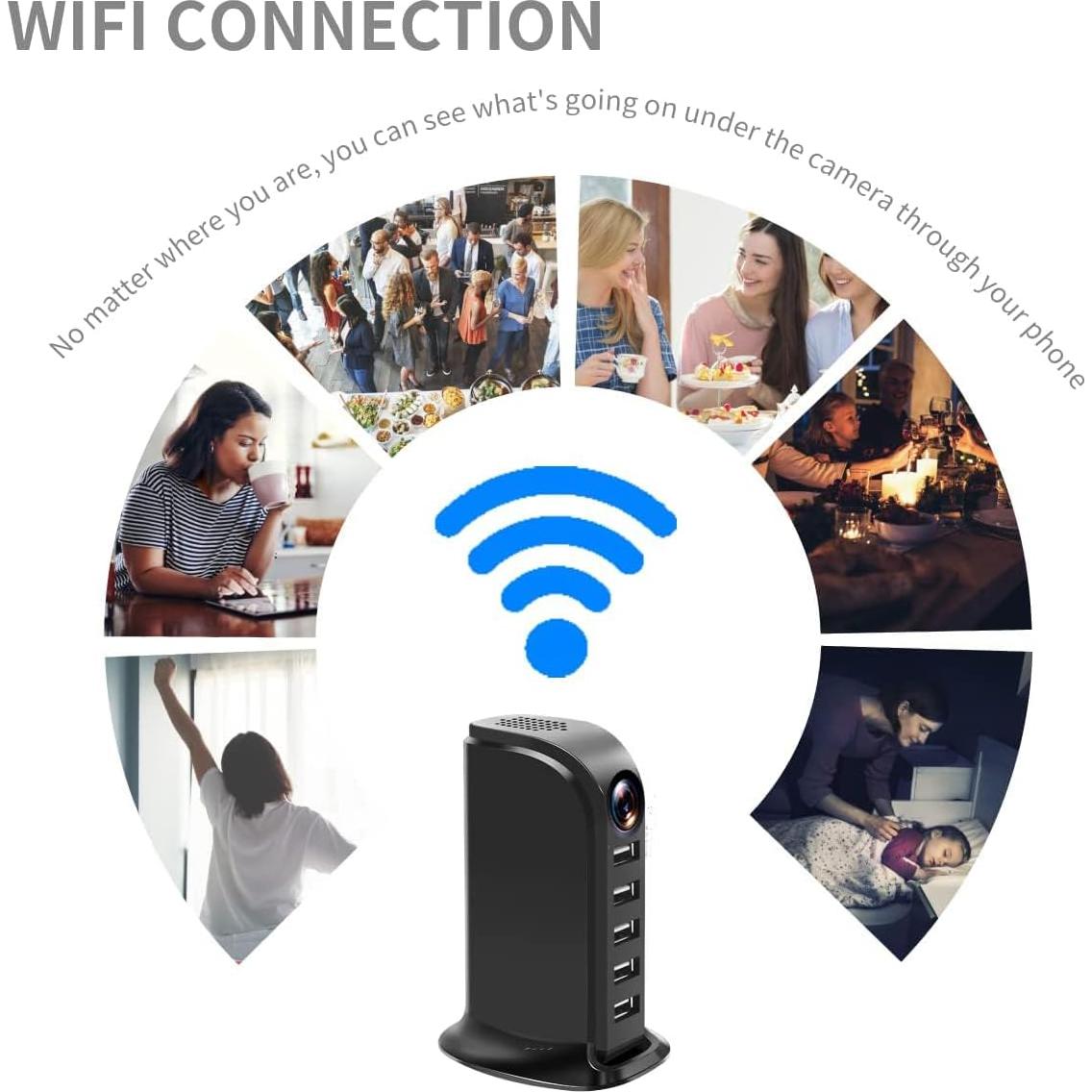 Cámara Oculta USB Musoumars 1080P con Detección de Movimiento