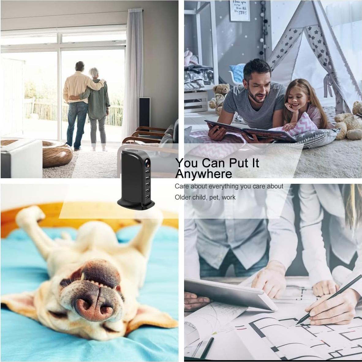 Cámara Oculta USB Musoumars 1080P con Detección de Movimiento