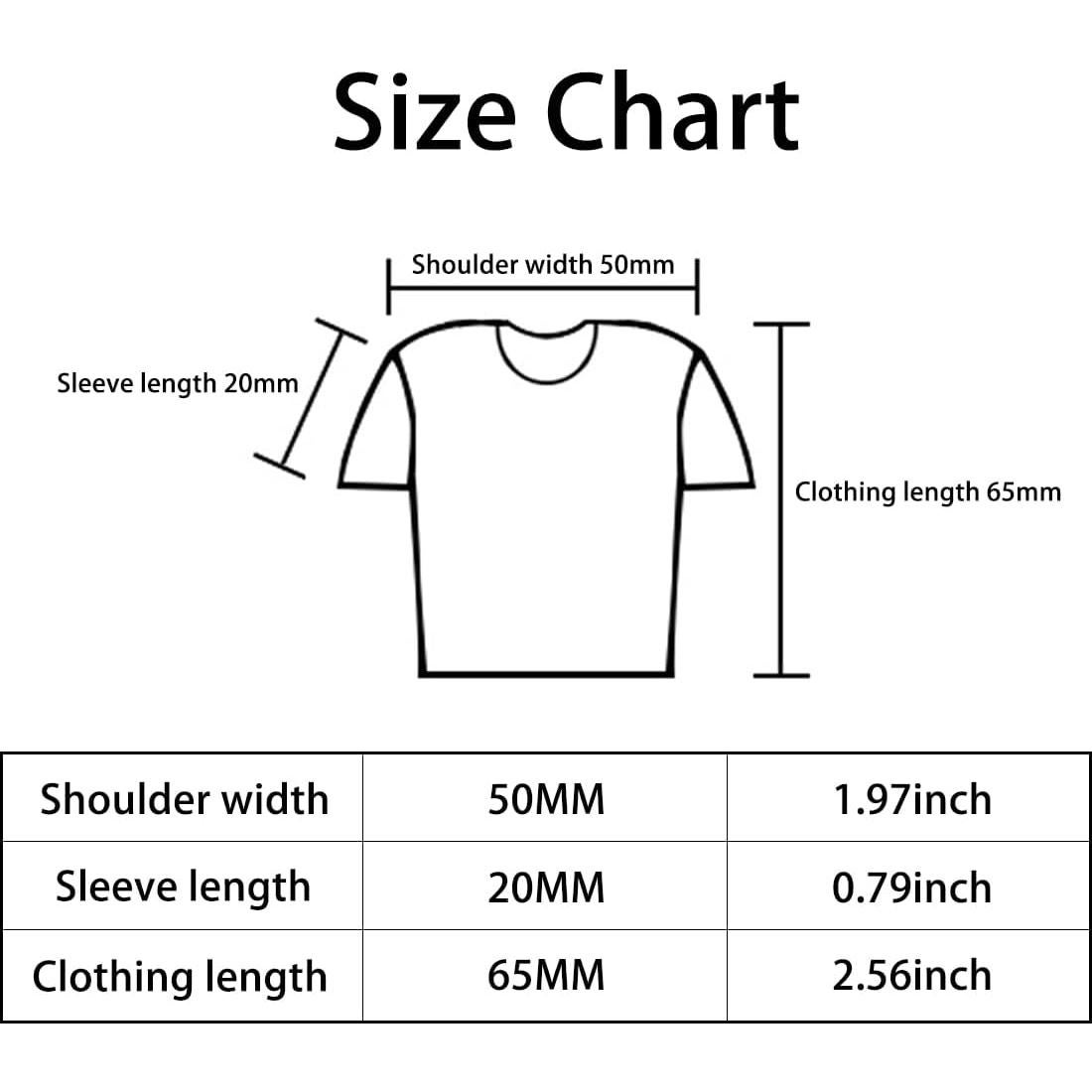 Ropa de Muñeca Meetoget Camiseta Deportiva Roja 1/12