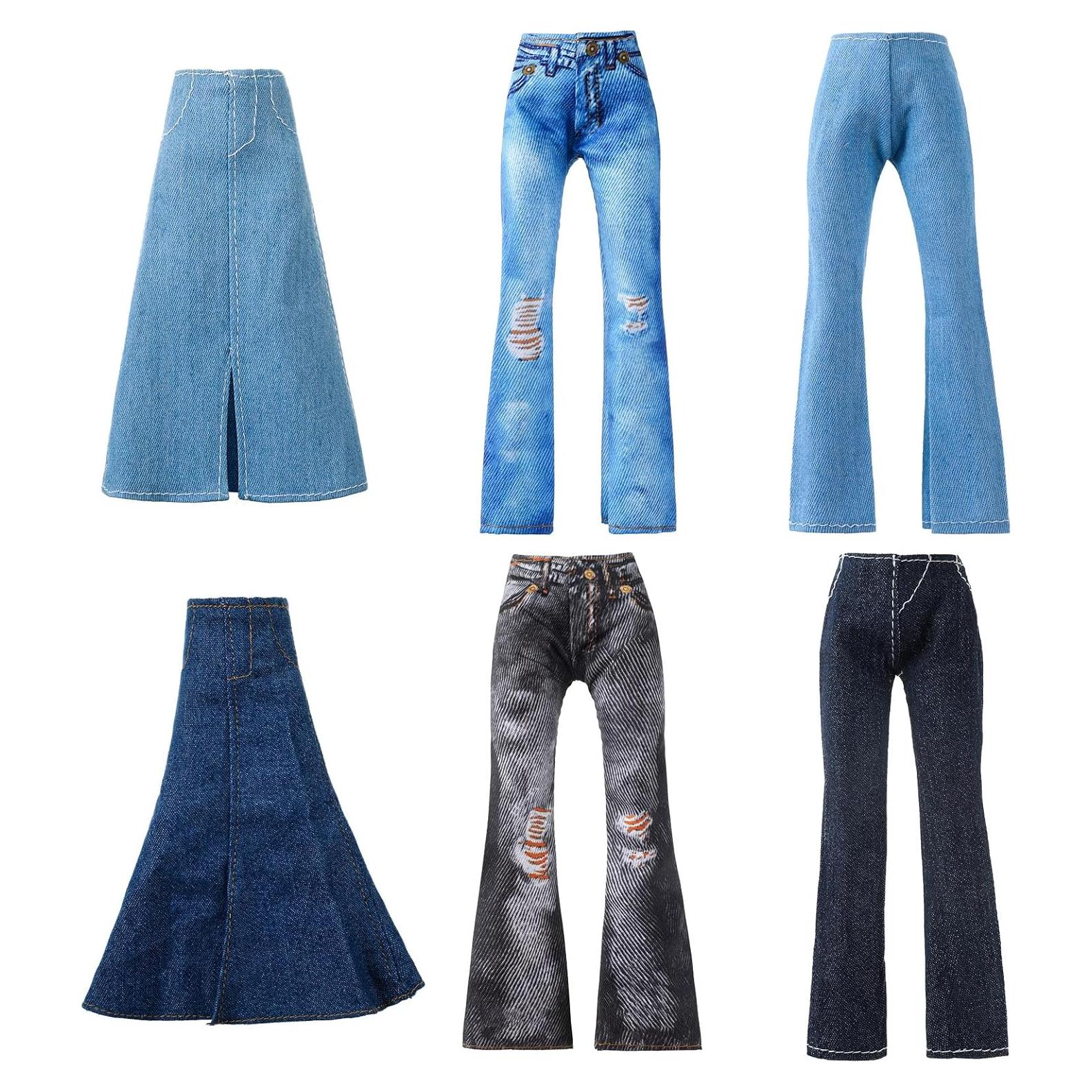 Bencailor 6 Pantalones Cortos para Muñecas 20-30 cm Navidad