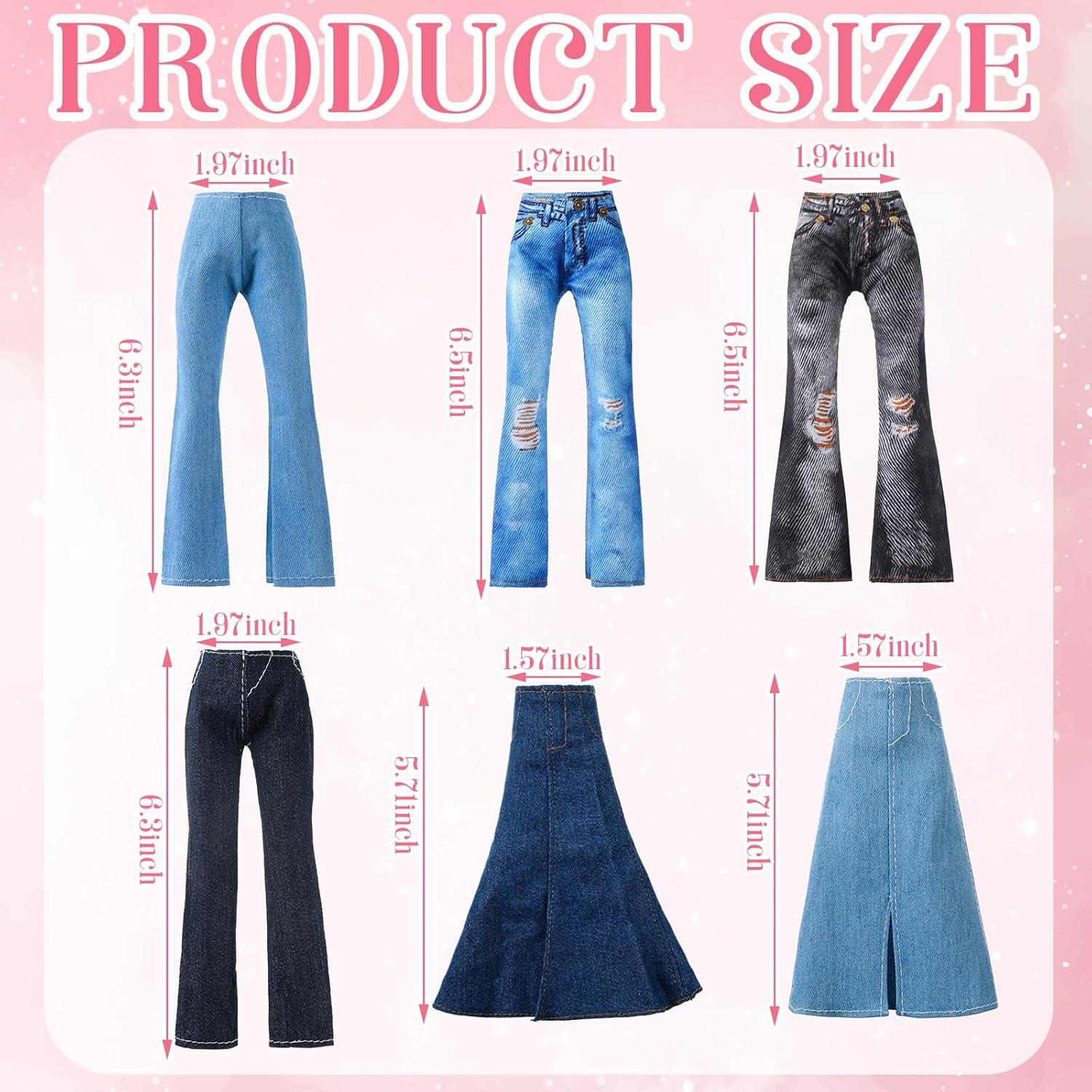 Bencailor 6 Pantalones Cortos para Muñecas 20-30 cm Navidad