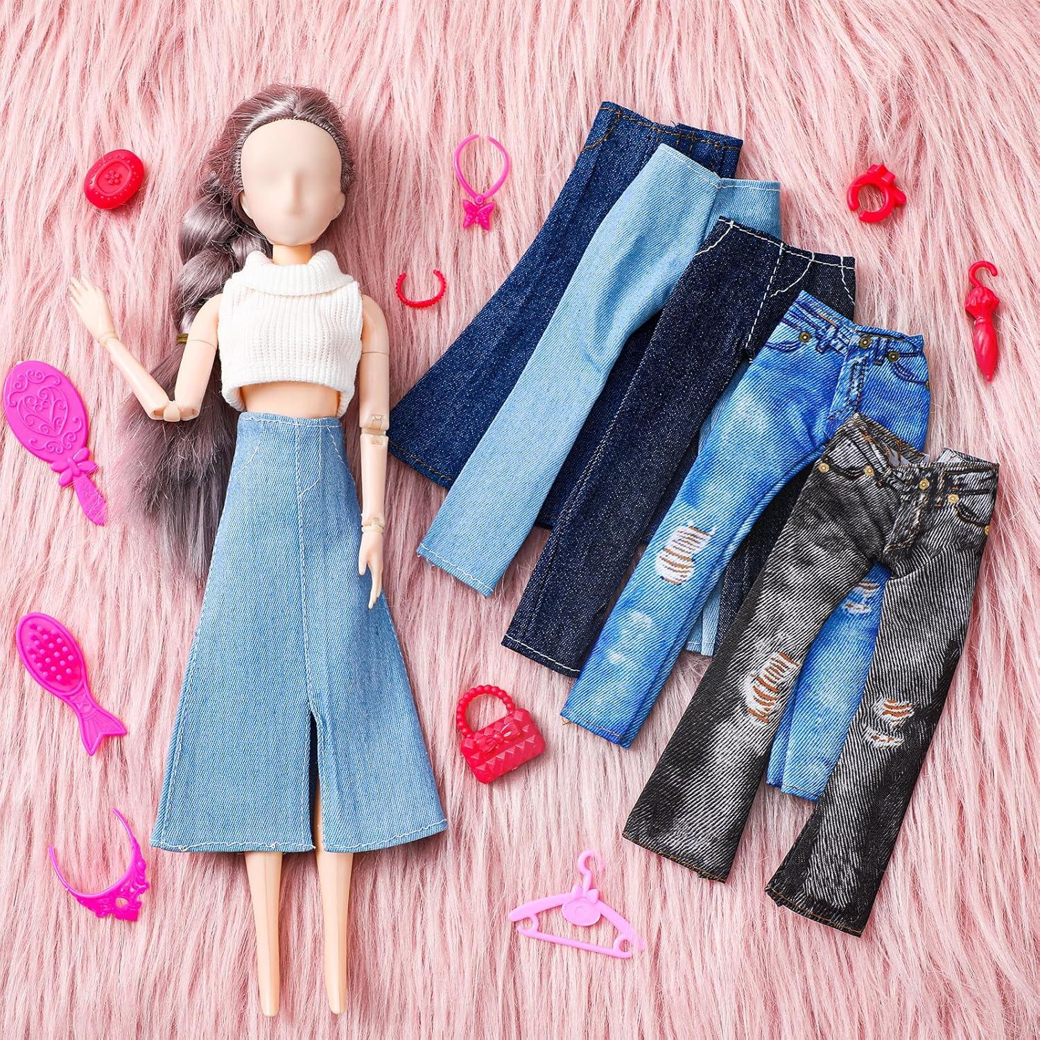 Bencailor 6 Pantalones Cortos para Muñecas 20-30 cm Navidad