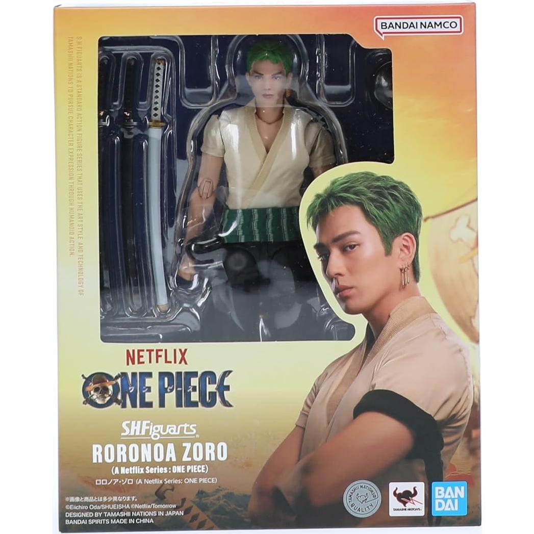 Figura de acción Roronoa Zoro S.H.Figuarts Bandai 14.5 cm