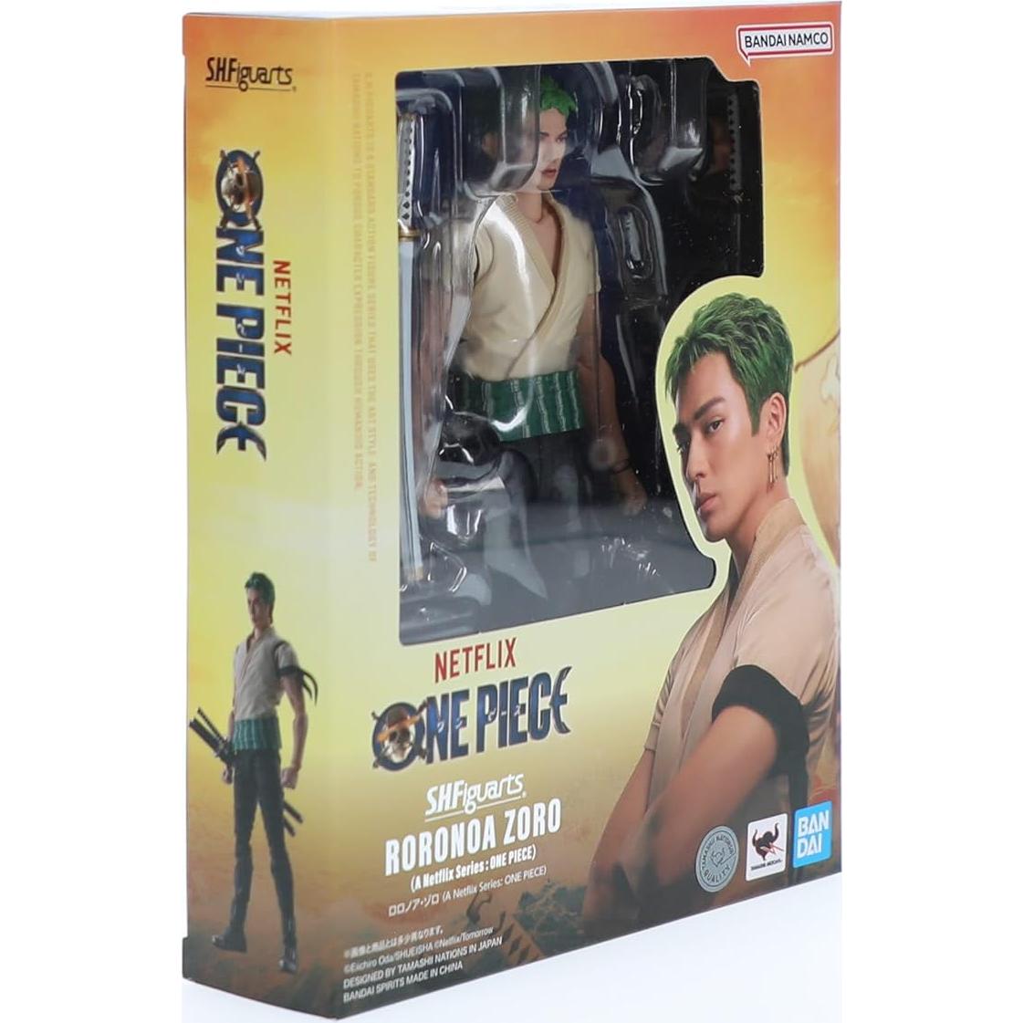 Figura de acción Roronoa Zoro S.H.Figuarts Bandai 14.5 cm