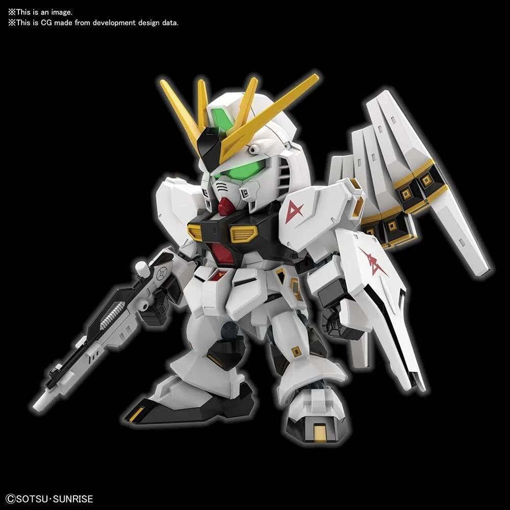 Kit de Modelo SD Gundam EX Standard Nu Gundam Bandai 99.7g