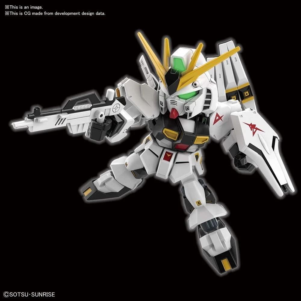 Kit de Modelo SD Gundam EX Standard Nu Gundam Bandai 99.7g