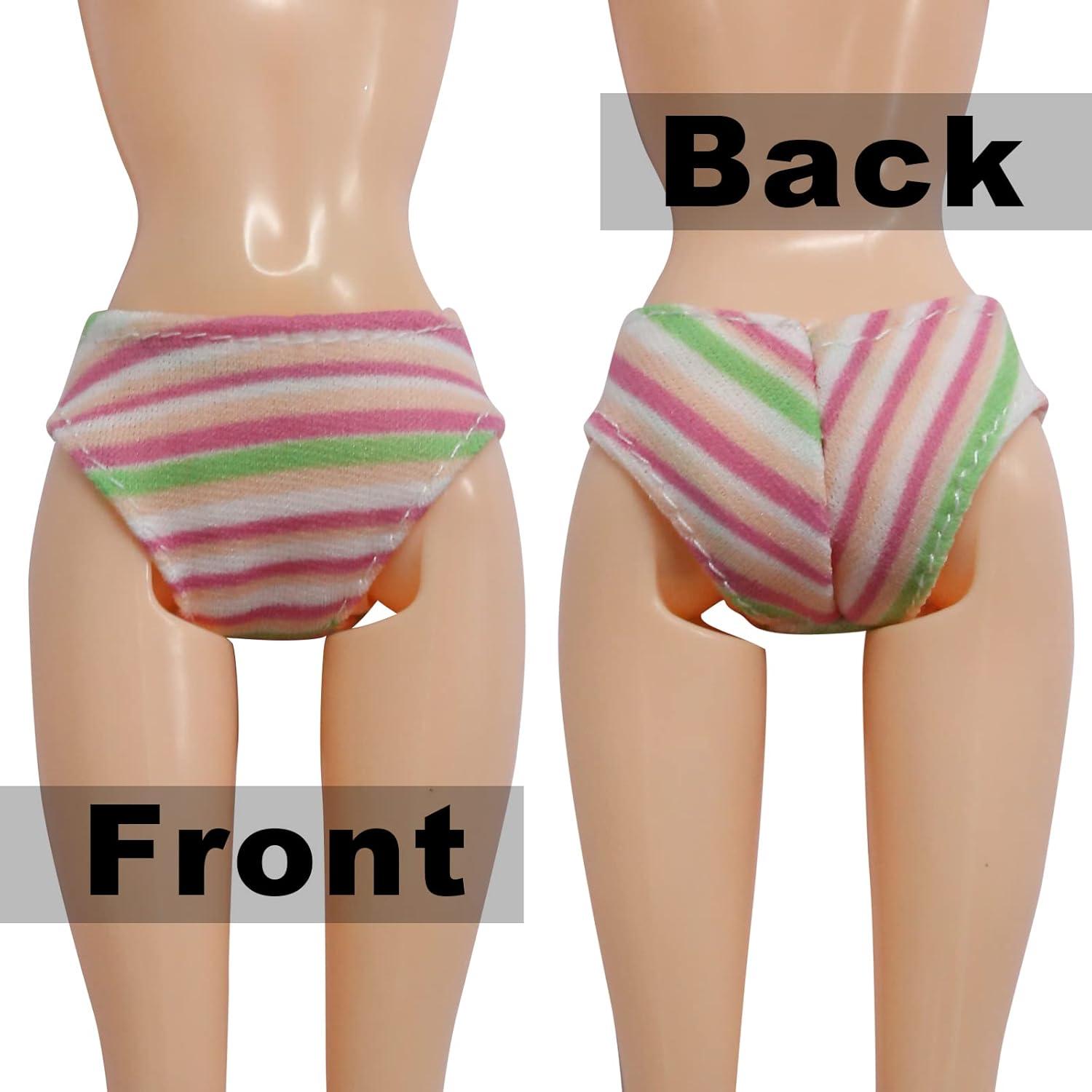 Ropa Interior Colorida para Muñecas 11.5-12" - 30 Piezas