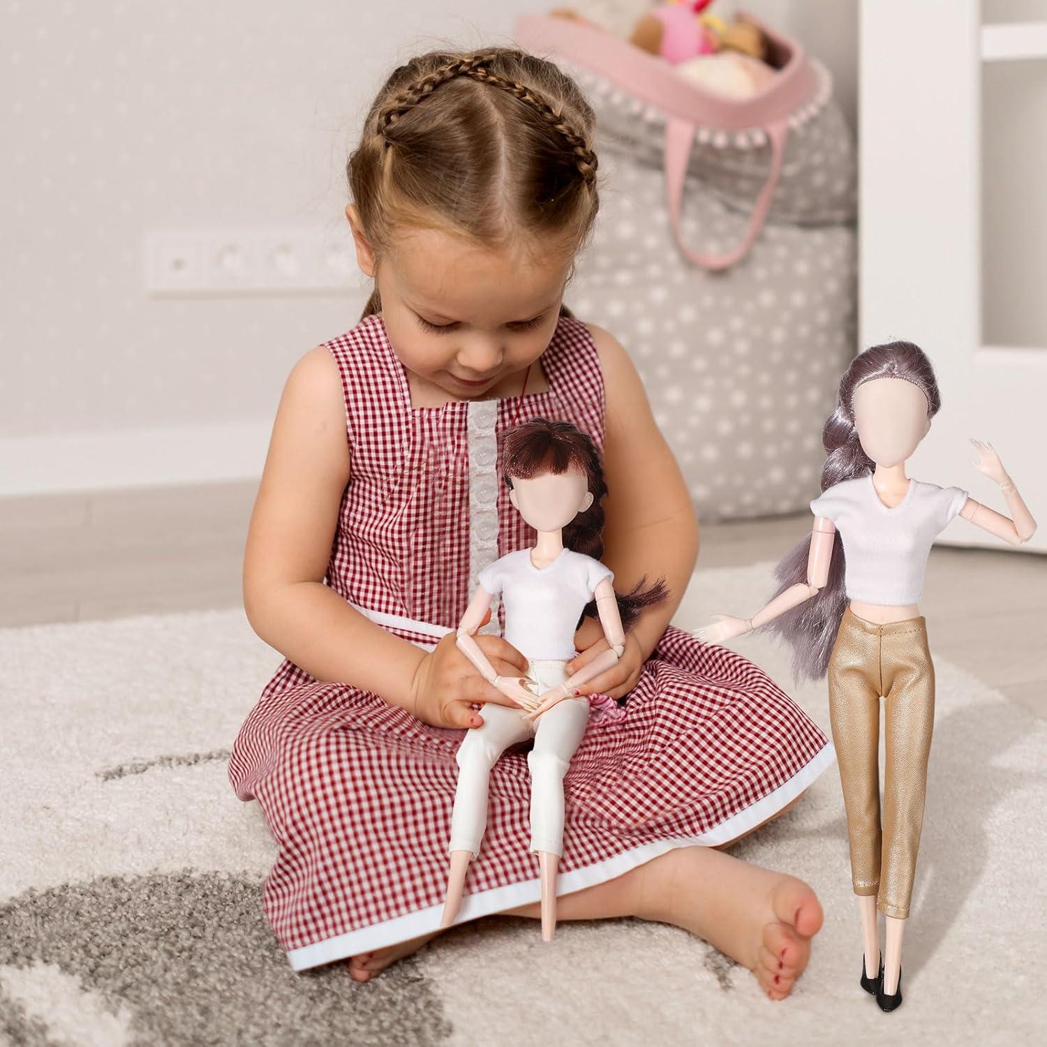 Conjunto de Ropa de Muñeca Fourluoo 30 cm 6 Piezas Moda