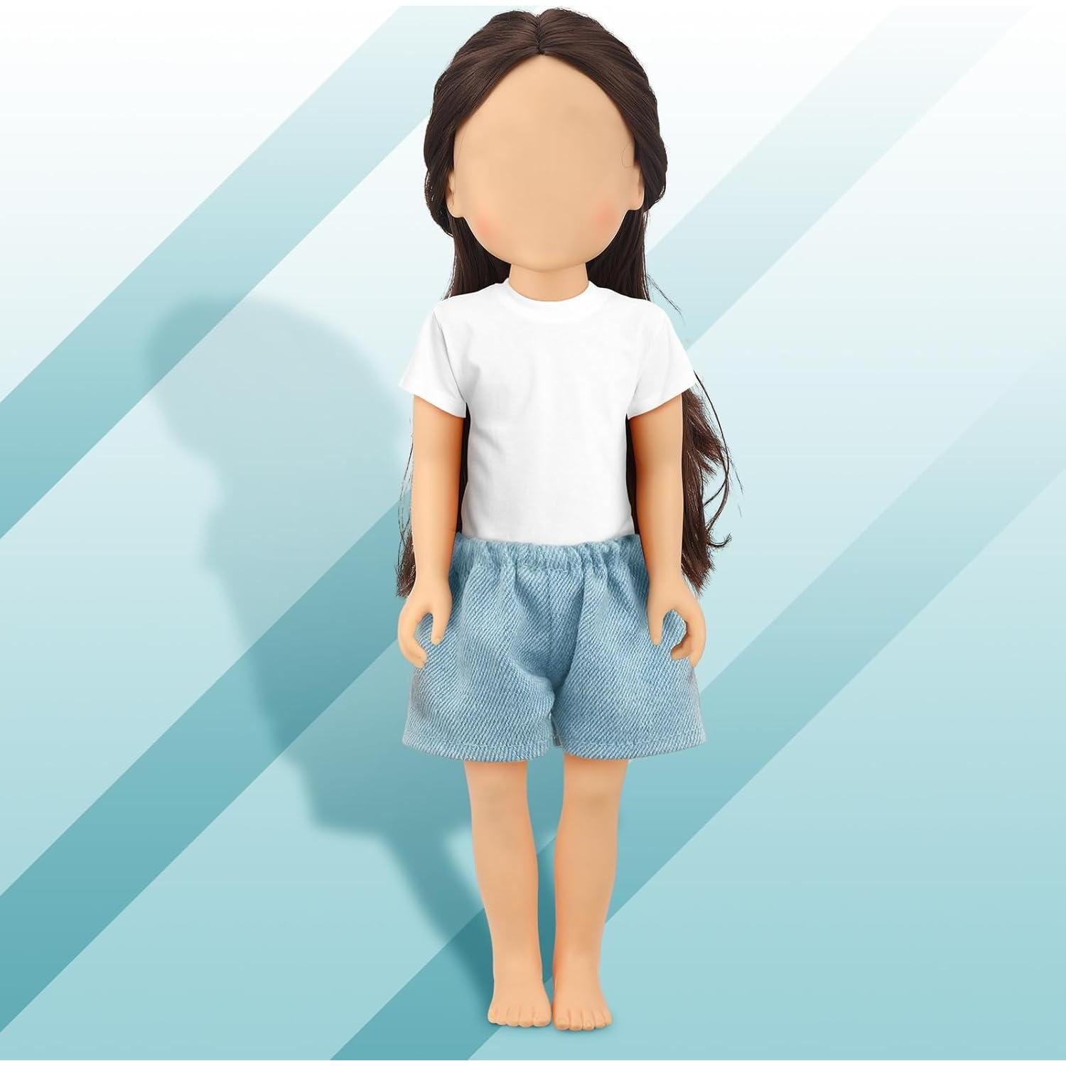 Bencailor 6 Pcs Pantalones Cortos para Muñecas 20-30 cm