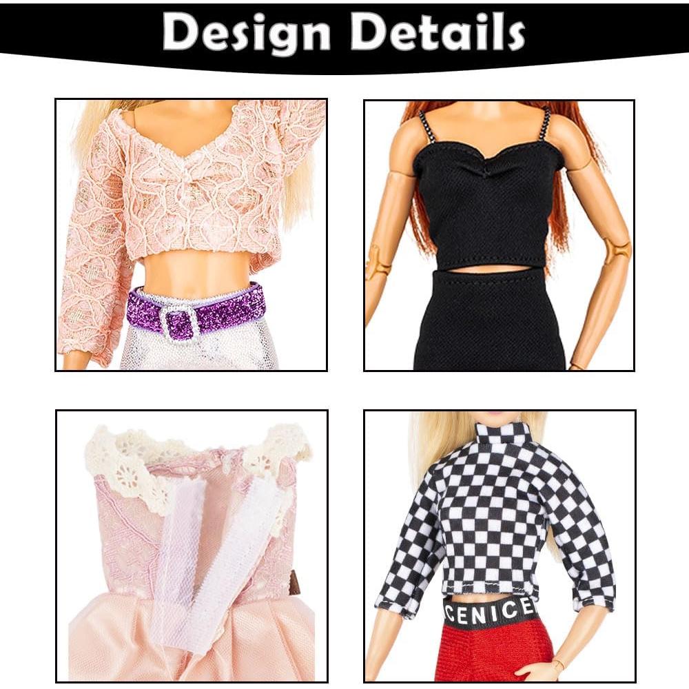 Set de Ropa y Accesorios para Muñecas Keysse 39 Piezas
