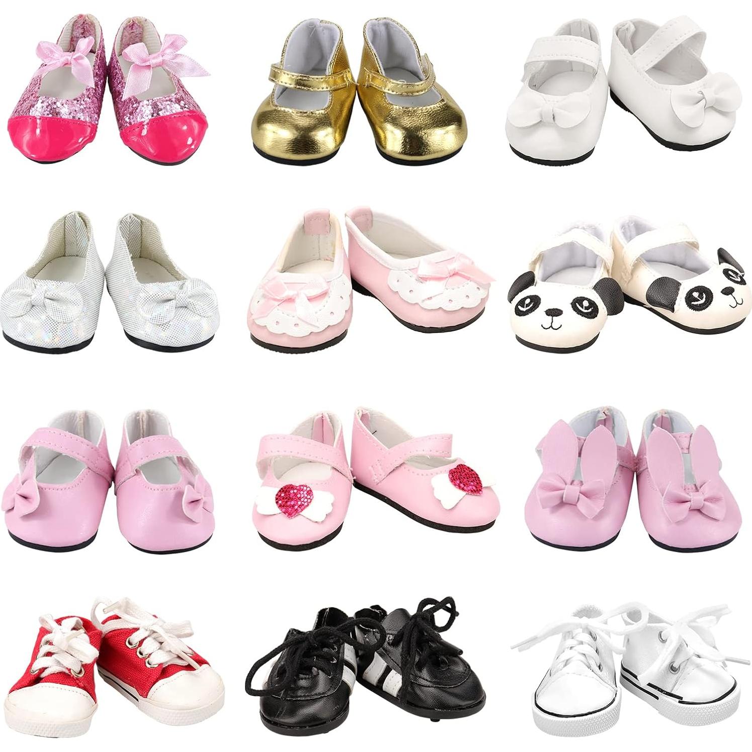 BARWA Ropa para Muñecas 45-46 cm 5 Conjuntos y Zapatos