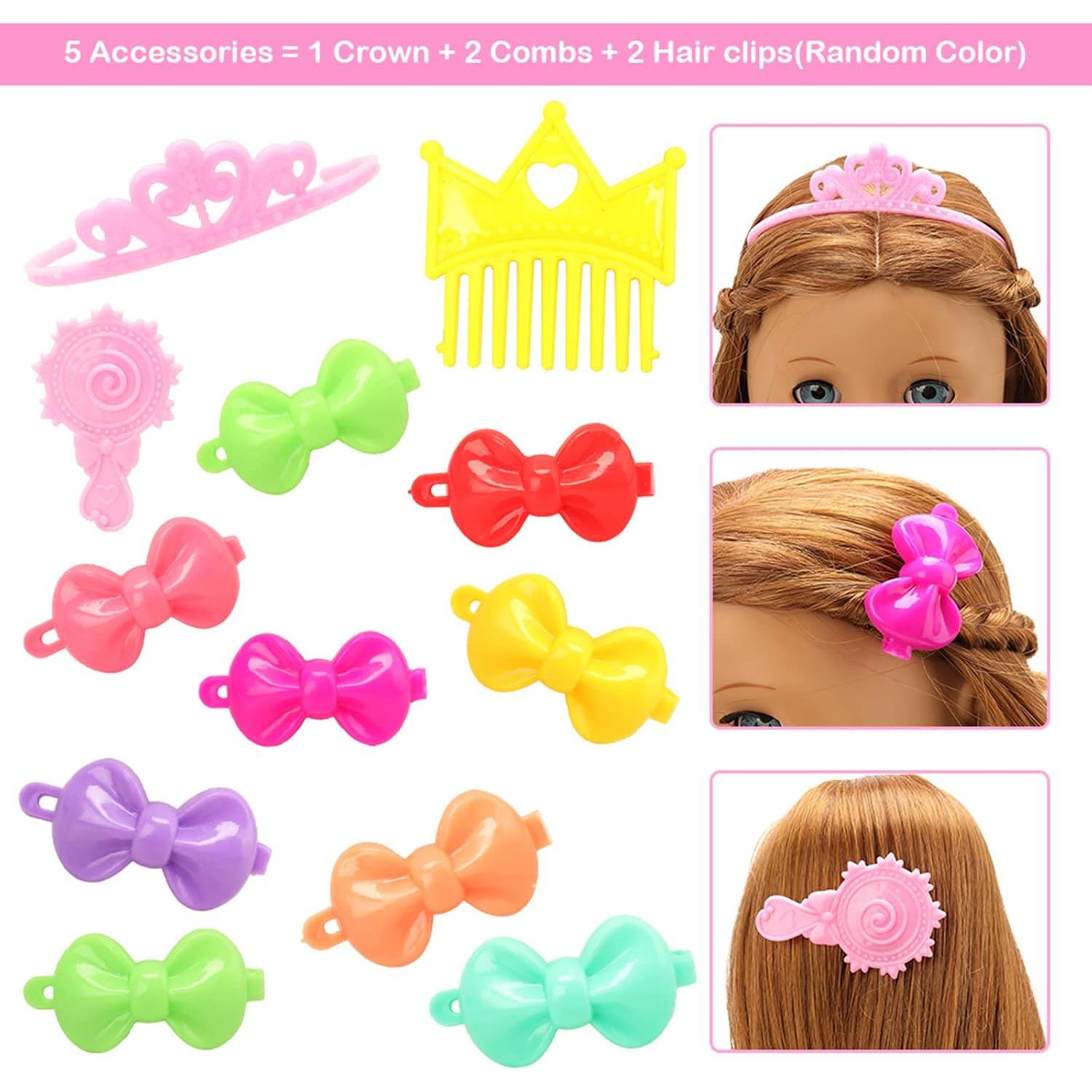 BARWA Ropa para Muñecas 45-46 cm 5 Conjuntos y Zapatos