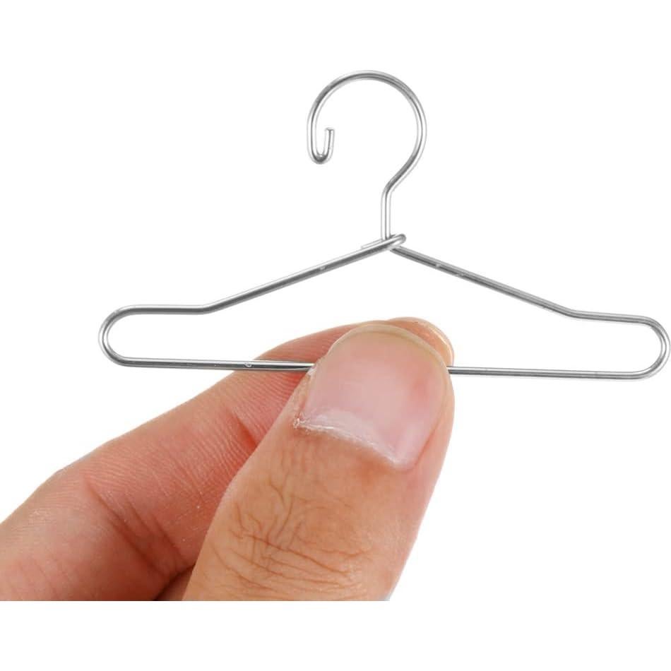 Perchero Metalico Toddmomy 10 Pcs para Ropa de Muñeca