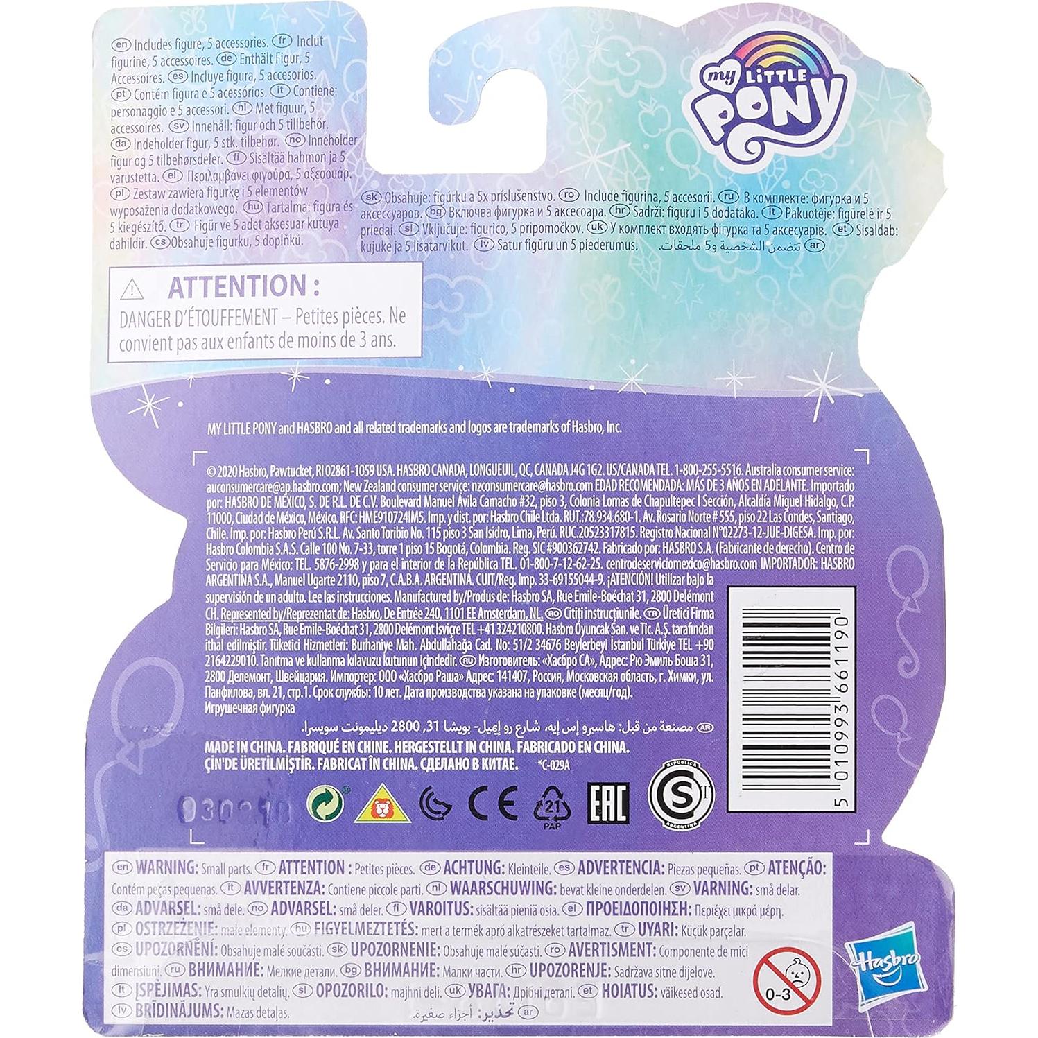 Figura de Pony Pinkie Pie Hasbro - Juguete Rosa 7.6 cm con Accesorios