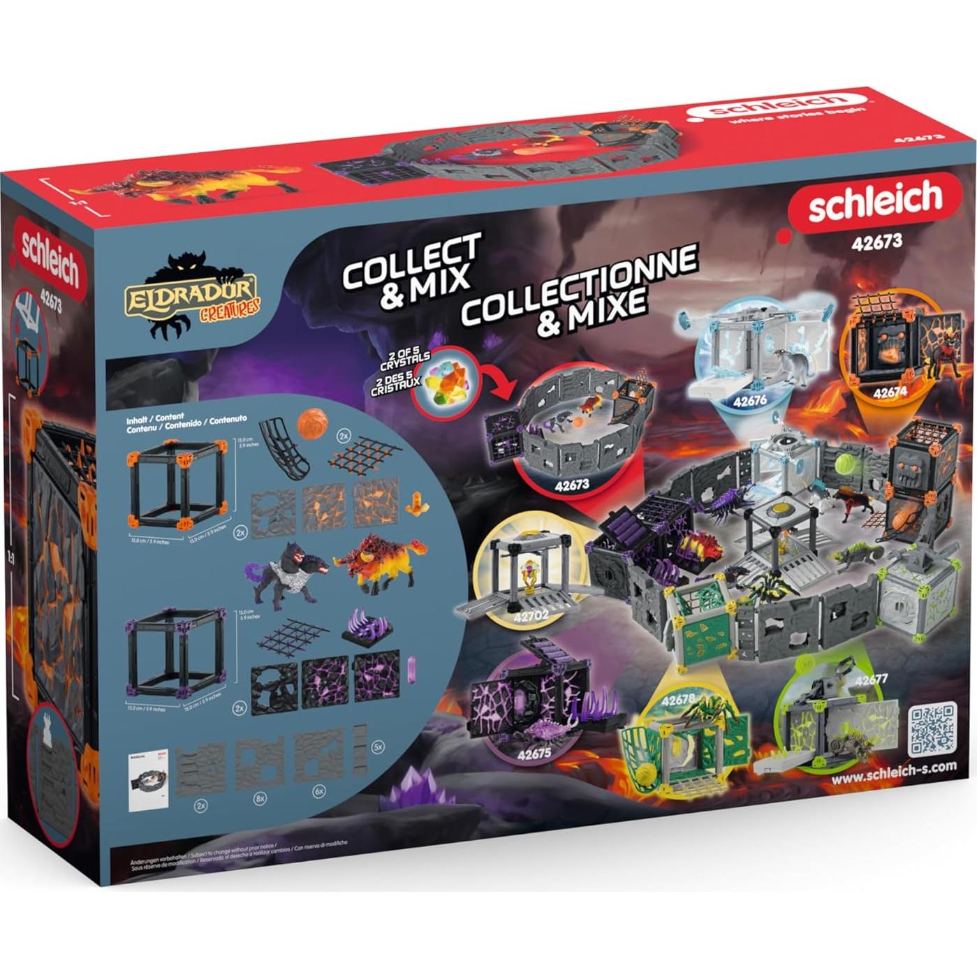 Schleich Eldrador Criaturas - Set Arena de Batalla Lava y Sombra