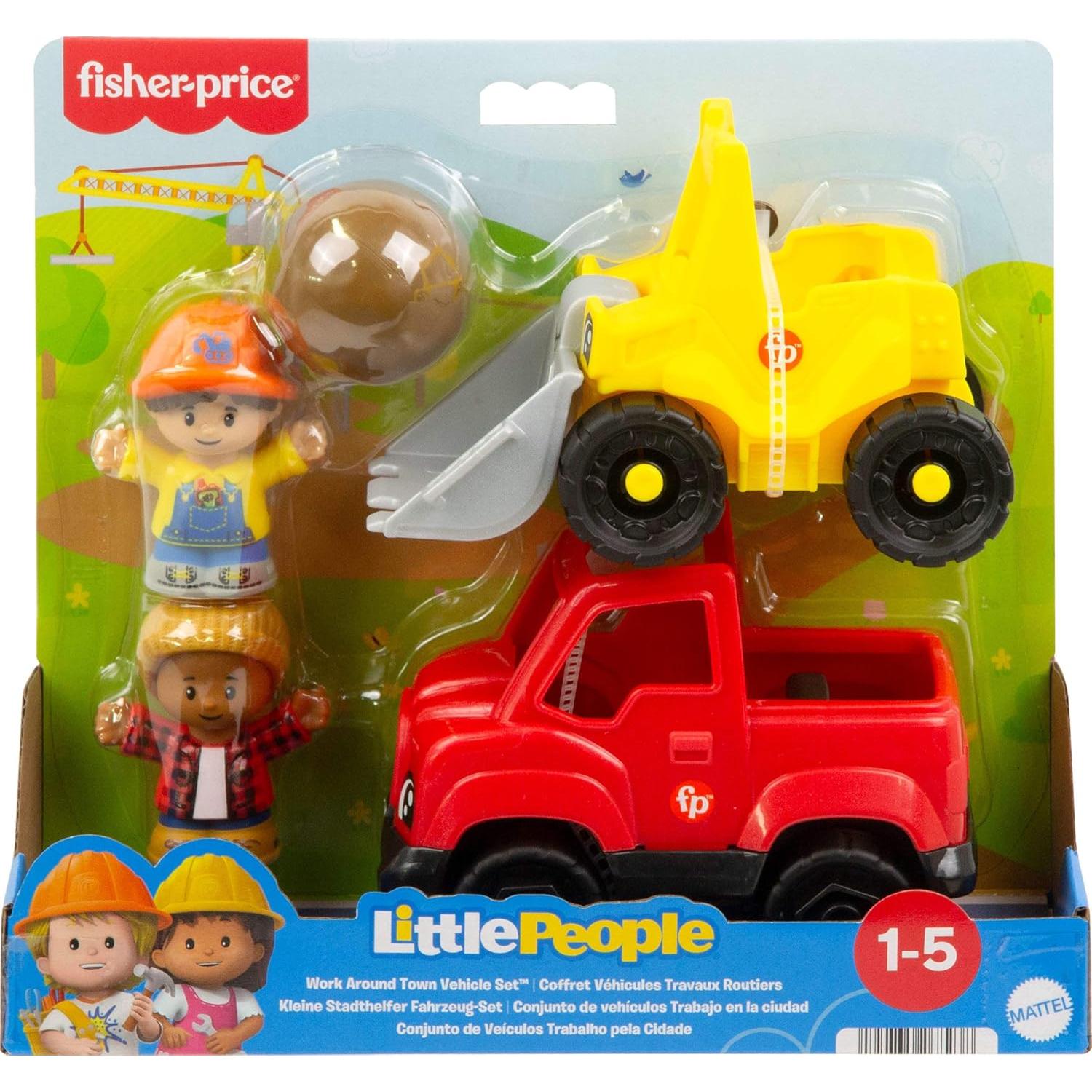 Set de Vehículo y Figuras Fisher-Price Little People 5 Piezas