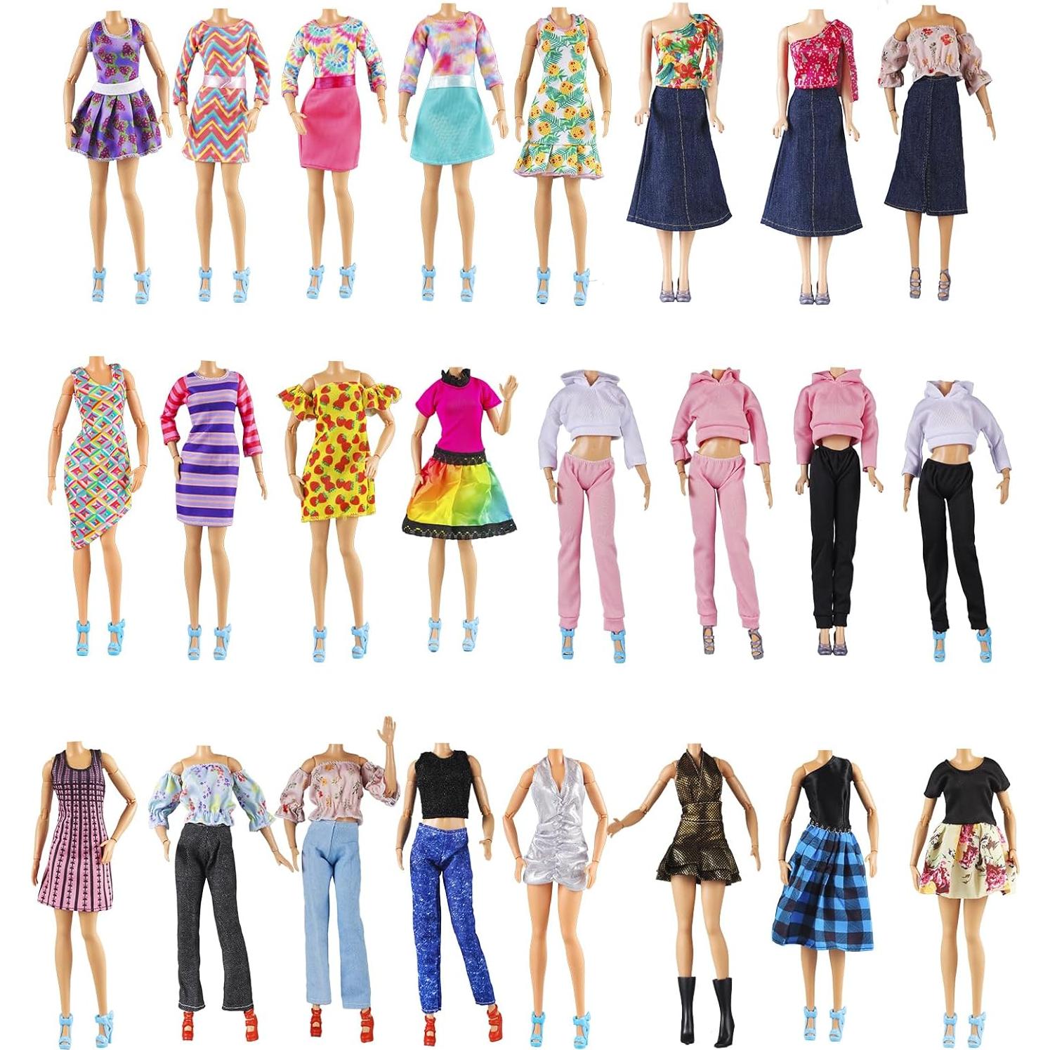 YAMASO 10 Conjuntos Ropa para Muñecas 29.21 cm Moda