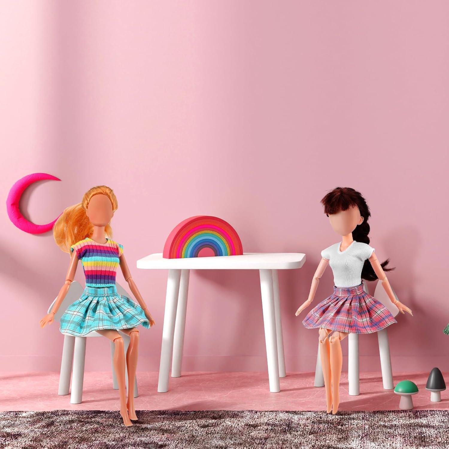 Conjunto de Ropa para Muñeca Fourluoo 29.97 cm 6 Piezas