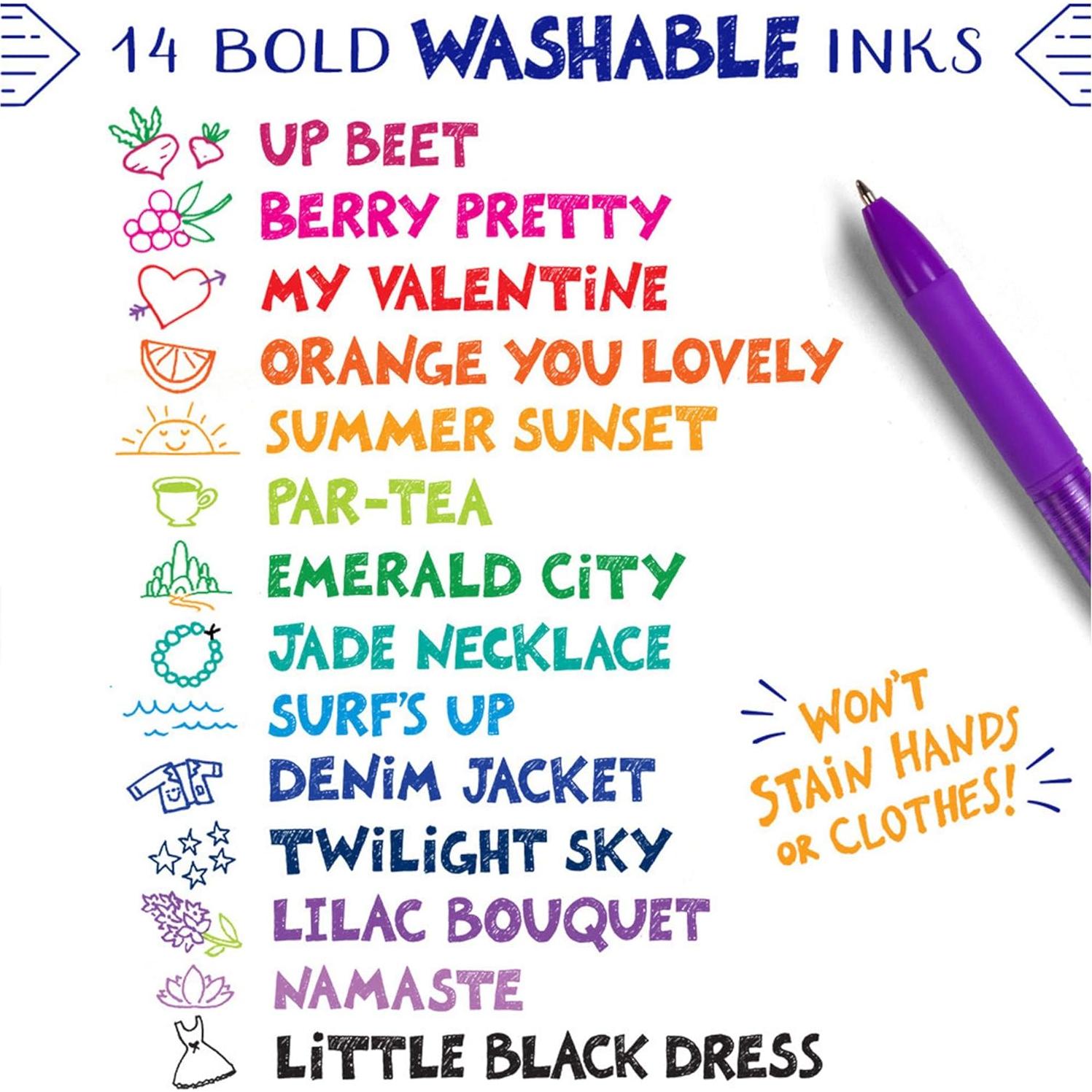 Bolígrafos de Gel Lavables Crayola Take Note 14 Colores