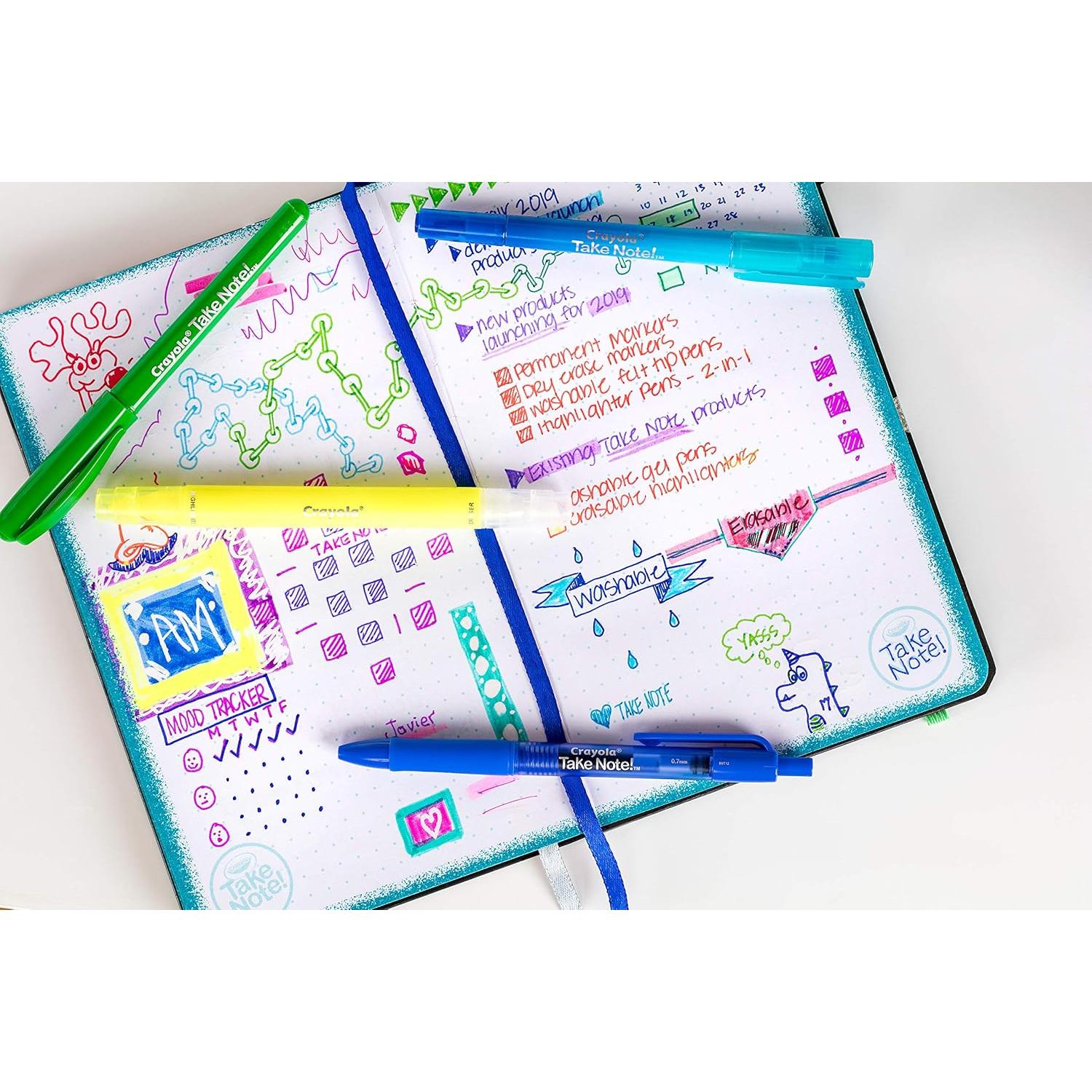 Bolígrafos de Gel Lavables Crayola Take Note 14 Colores