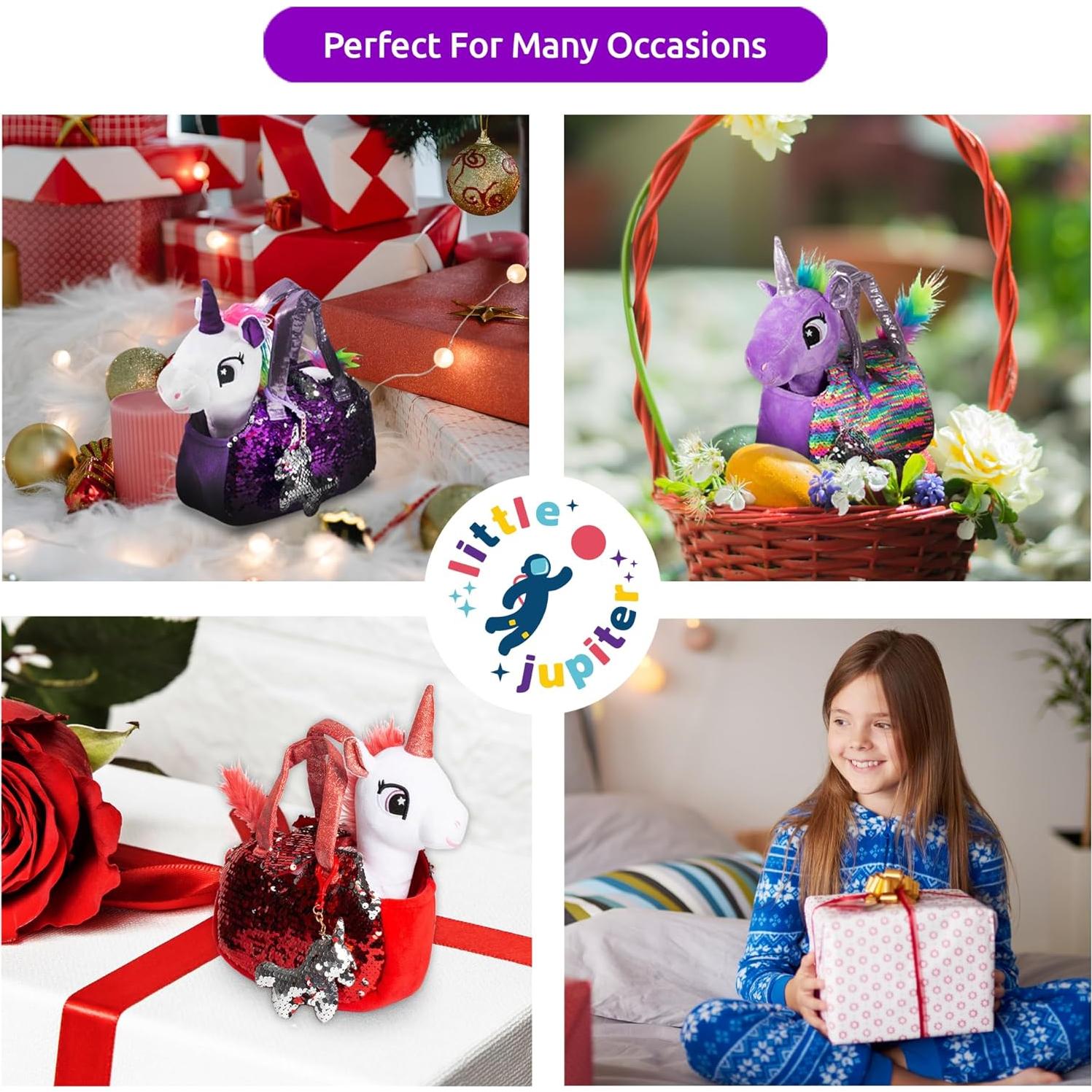 Conjunto de Peluche Unicornio Little Jupiter 3 Piezas