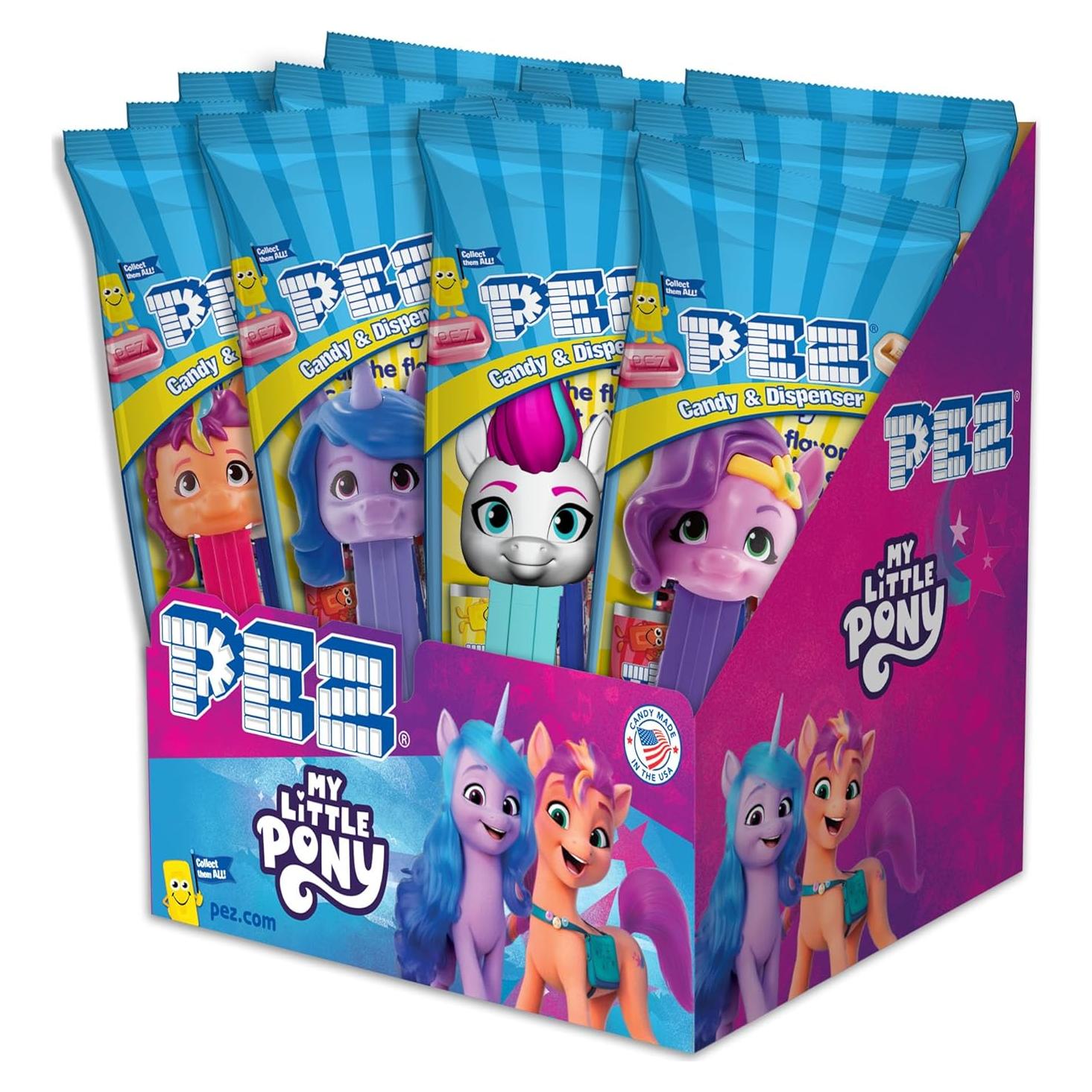 Paquete de 12 Dispensadores PEZ Mi Pequeño Pony Surtido 16.44g