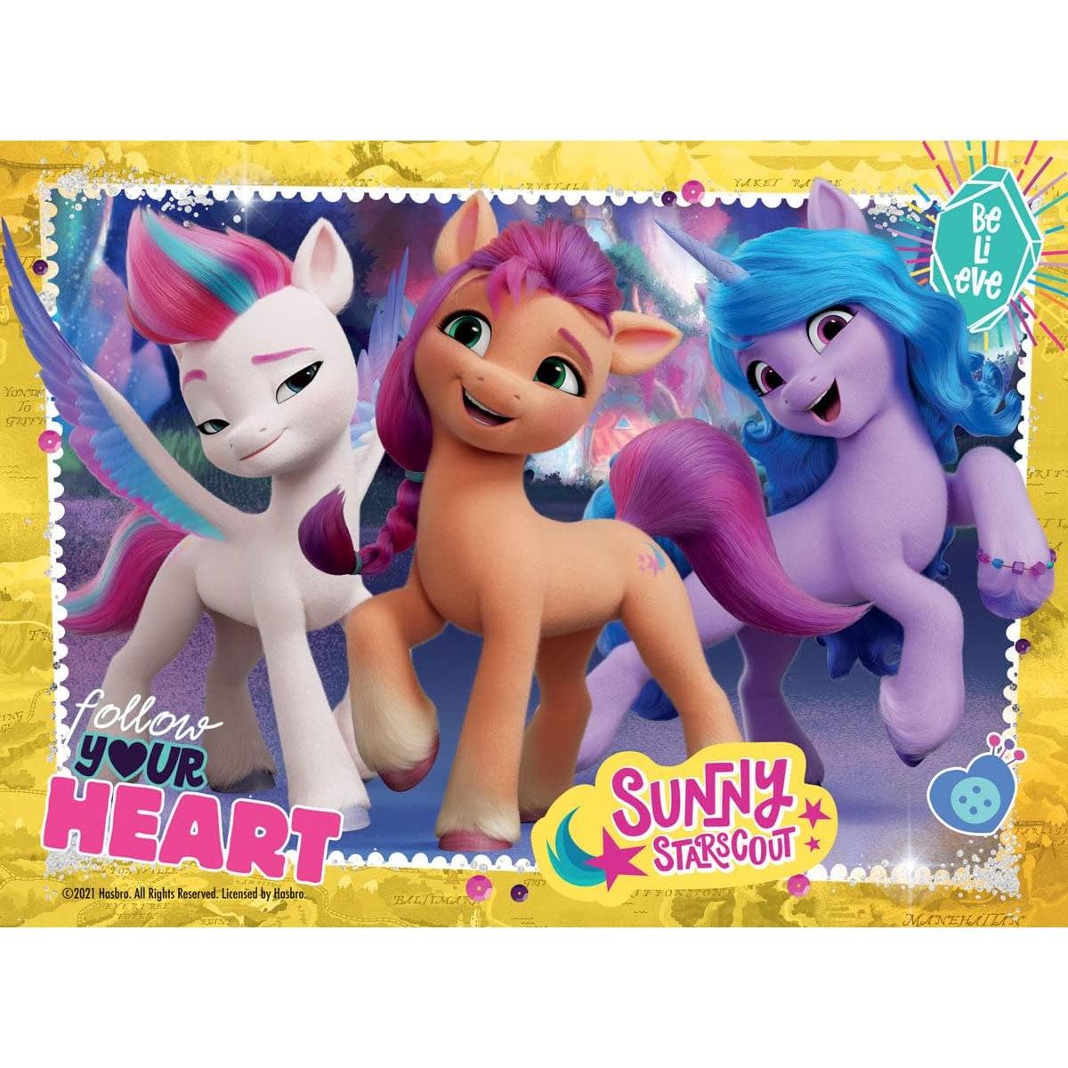 Rompecabezas Ravensburger Mi Pequeño Pony 4 en 1 - 12 a 24 Piezas